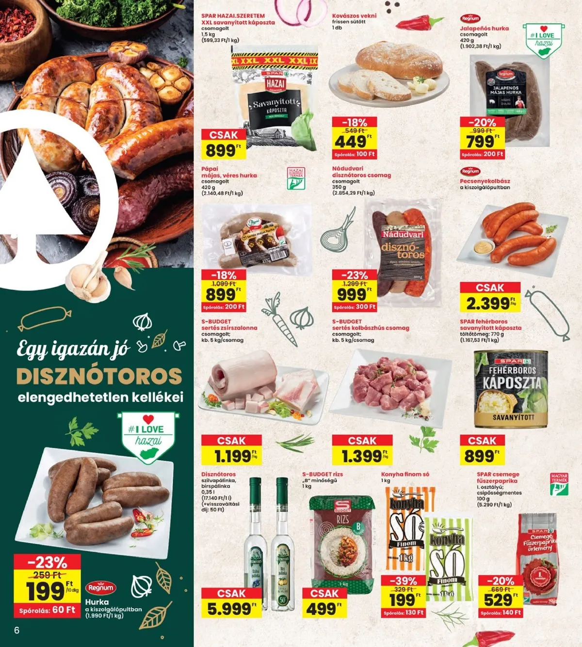 Interspar akciós újság 01.08–01.14 – 6. oldal