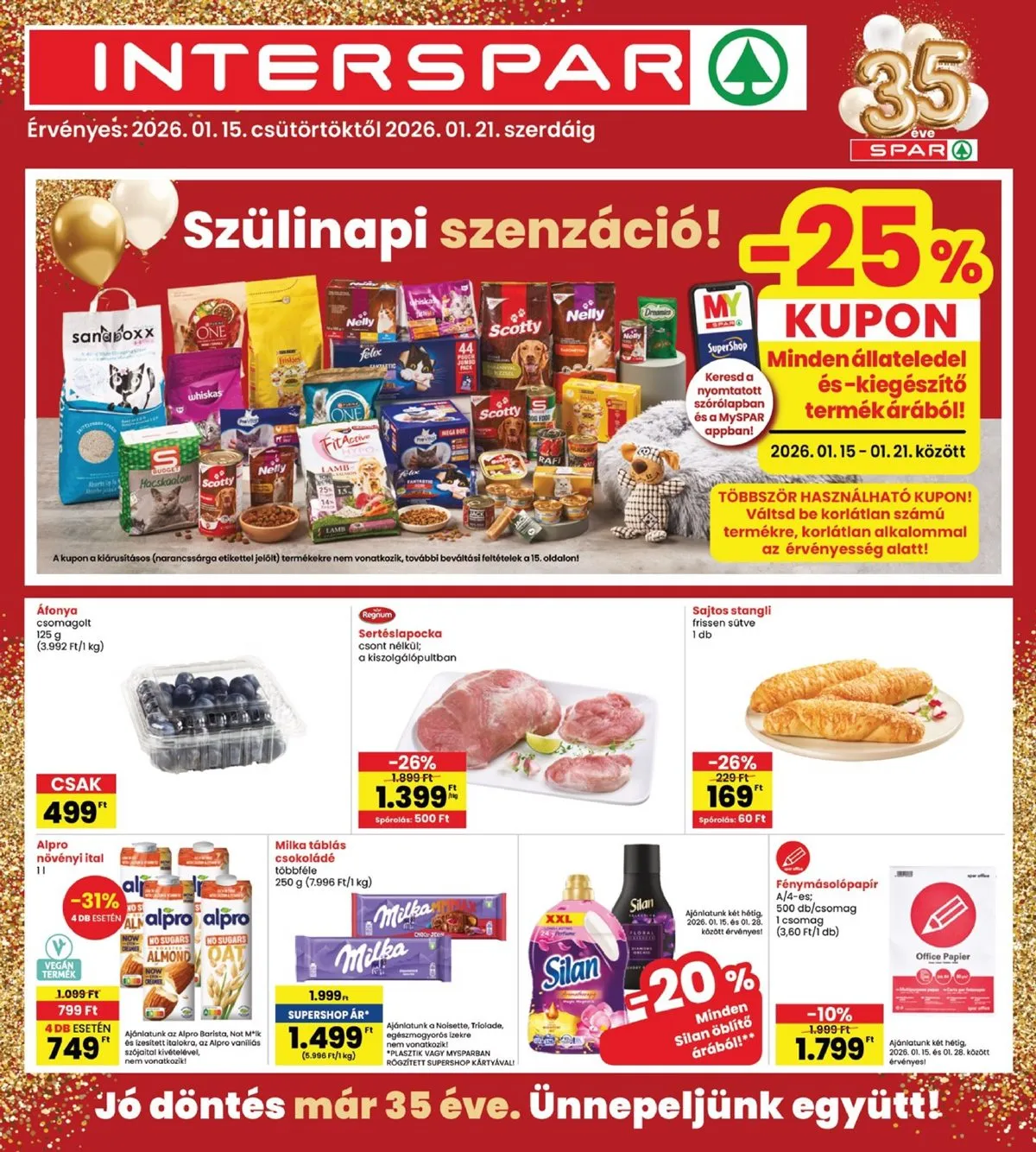 Interspar akciós újság 01.15–01.21