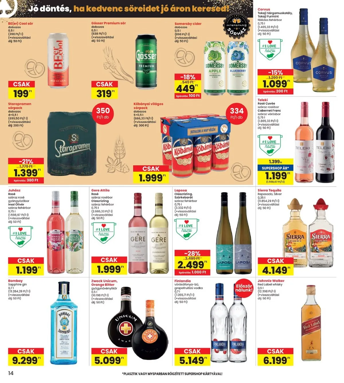 Interspar akciós újság 01.15–01.21 – 14. oldal