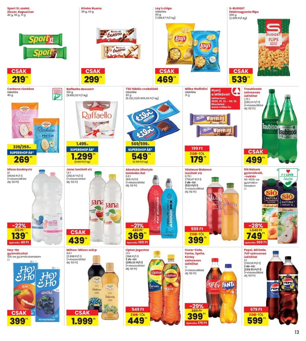 Interspar akciós újság 01.22–01.28 – 13. oldal