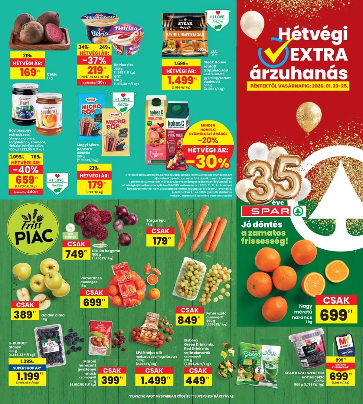 Interspar akciós újság 01.22–01.28 – 20. oldal
