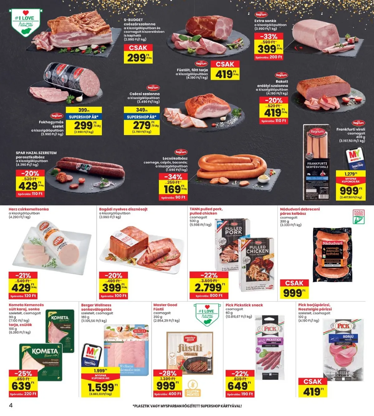 Interspar akciós újság 01.22–01.28 – 4. oldal