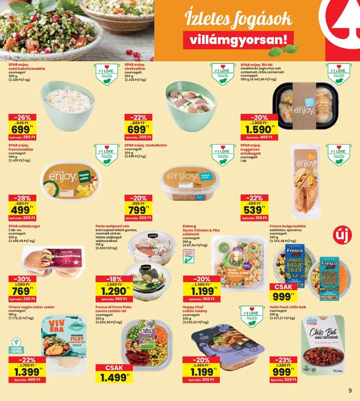 Interspar akciós újság 01.22–01.28 – 9. oldal