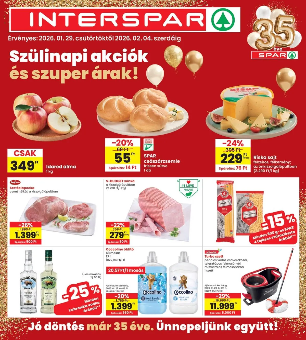 Interspar akciós újság 01.29–02.04