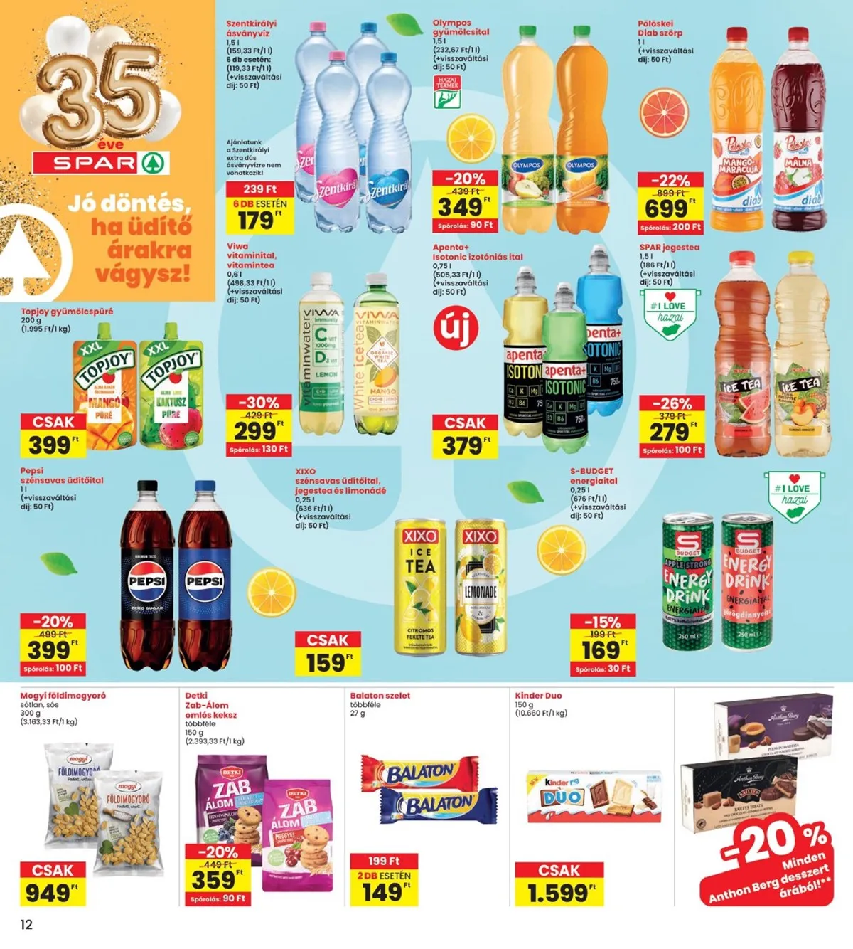 Interspar akciós újság 01.29–02.04 – 12. oldal