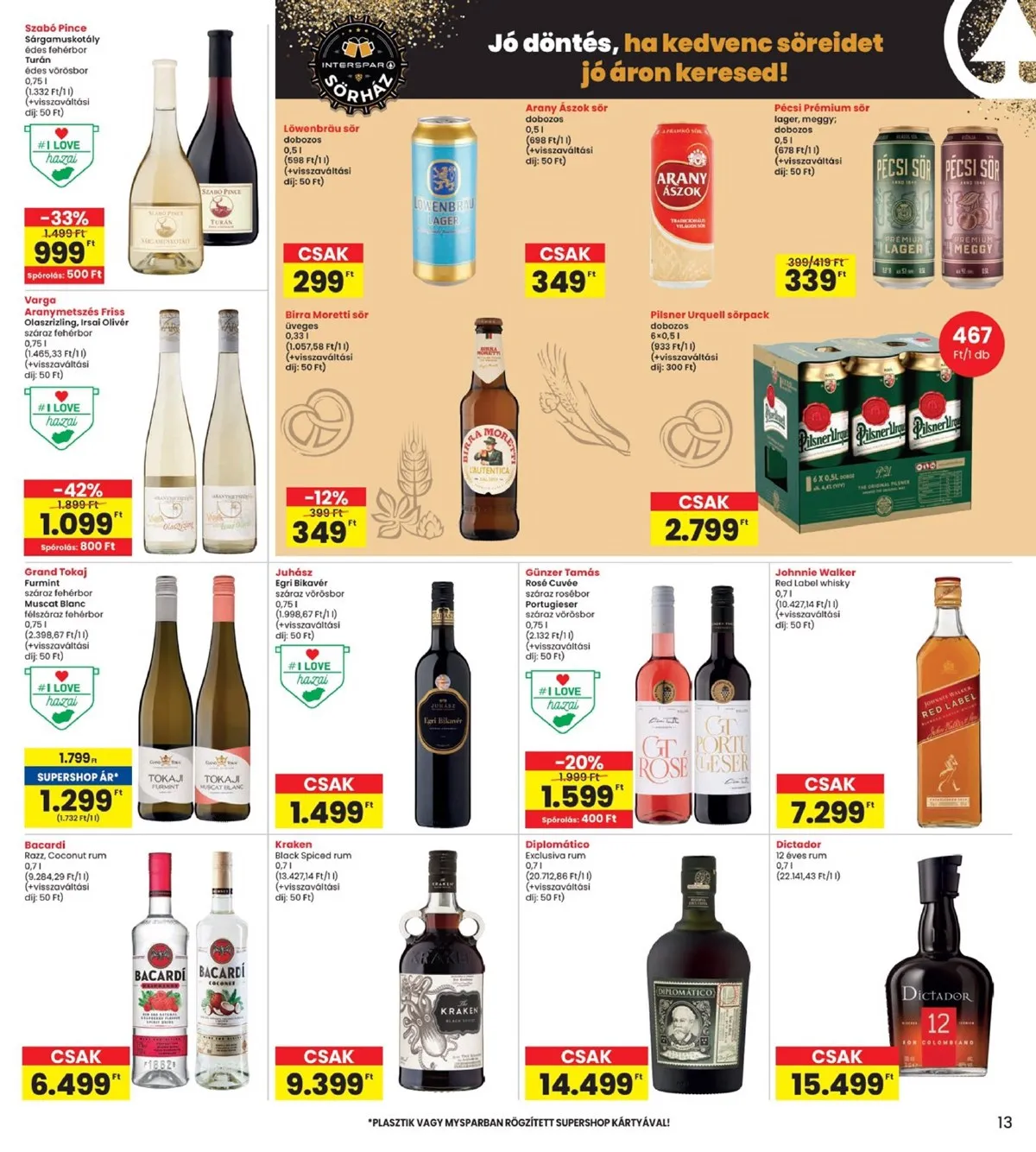 Interspar akciós újság 01.29–02.04 – 13. oldal