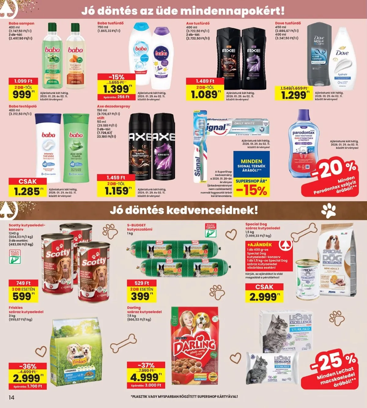 Interspar akciós újság 01.29–02.04 – 14. oldal