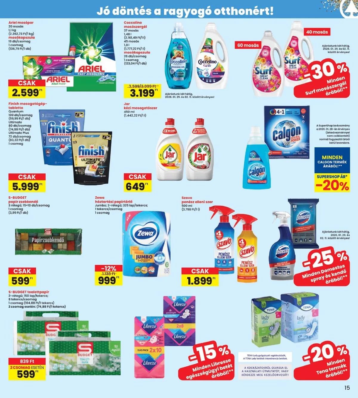 Interspar akciós újság 01.29–02.04 – 15. oldal
