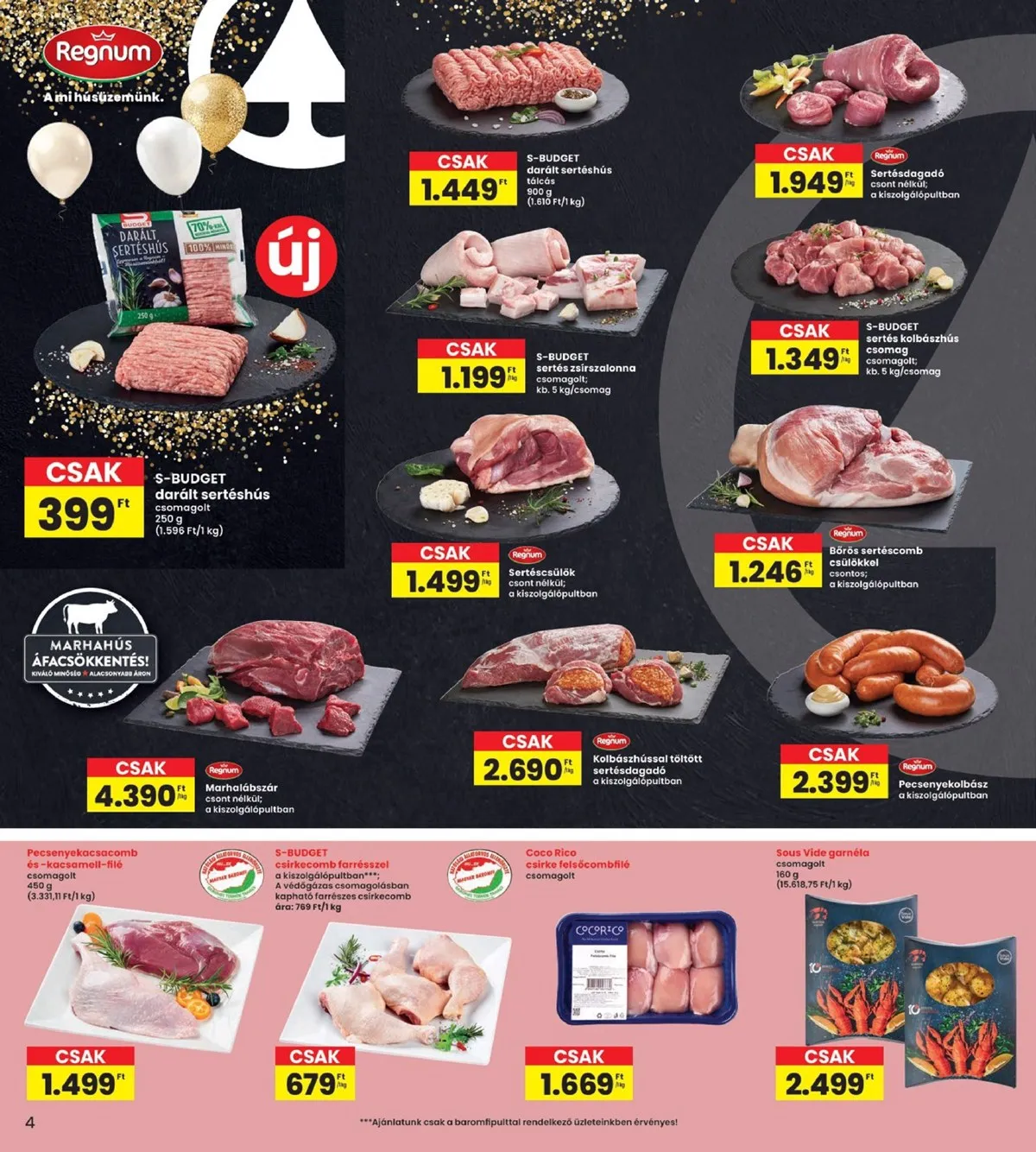 Interspar akciós újság 01.29–02.04 – 4. oldal