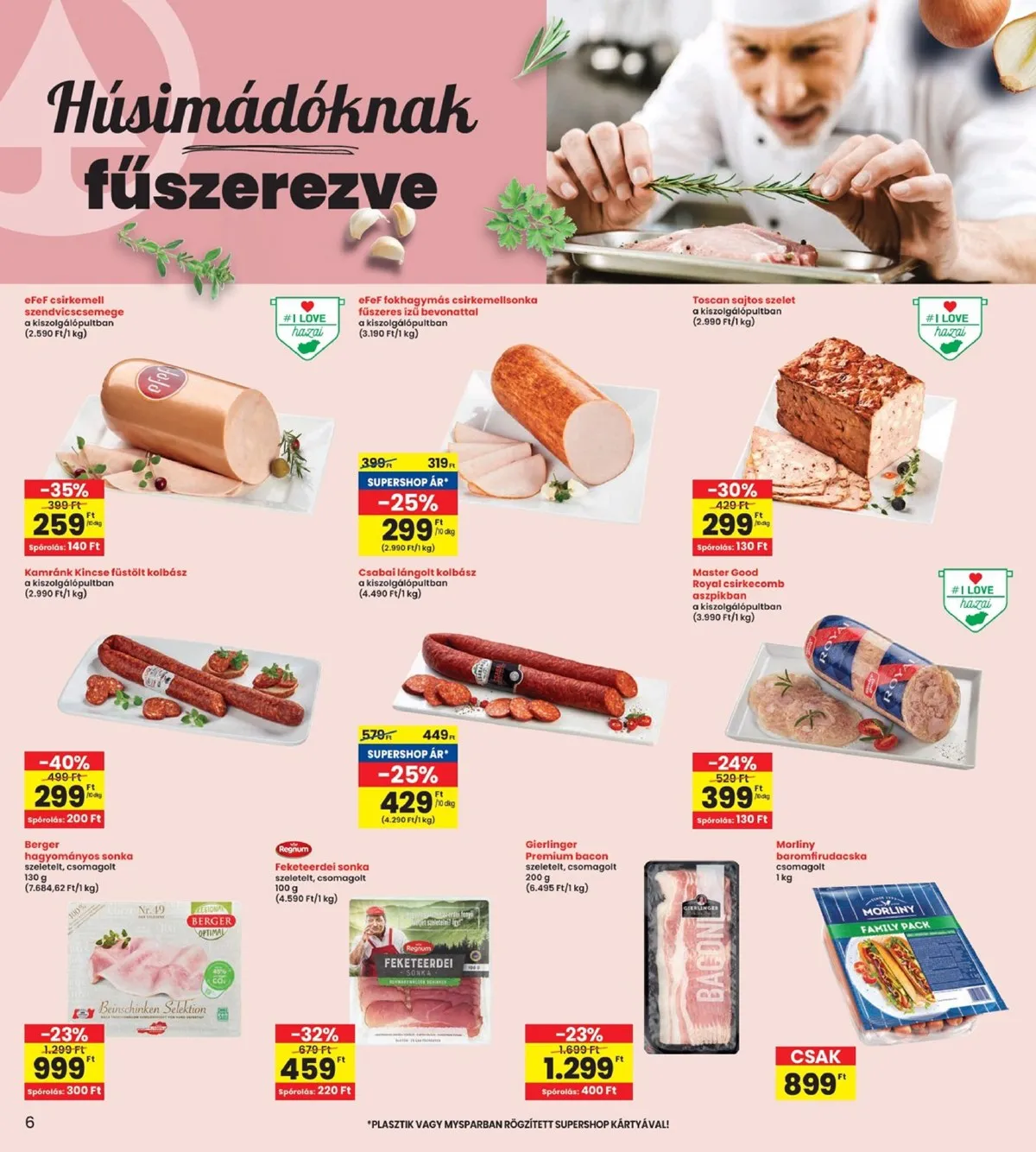 Interspar akciós újság 01.29–02.04 – 6. oldal