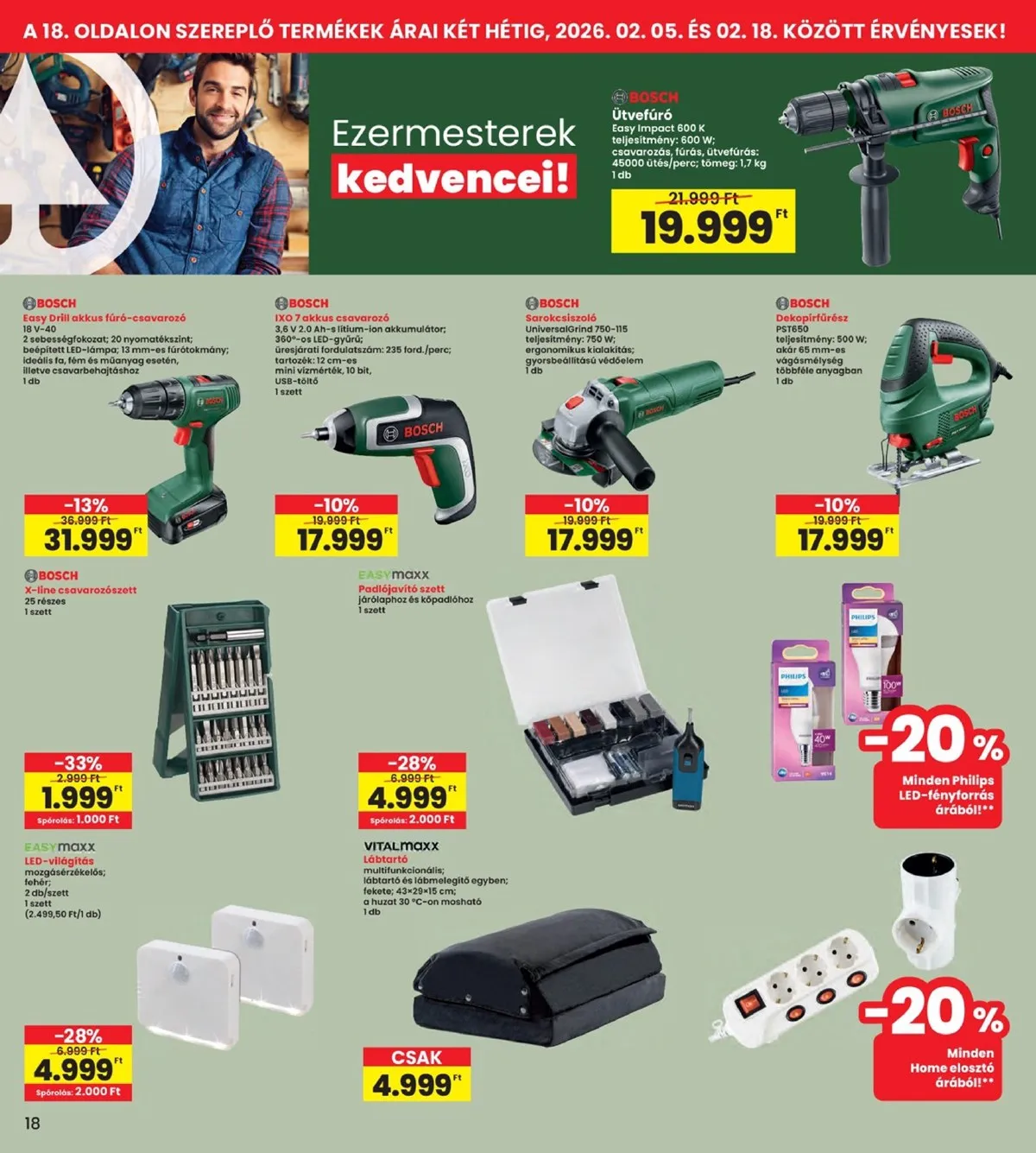 Interspar akciós újság 02.05–02.11 – 18. oldal