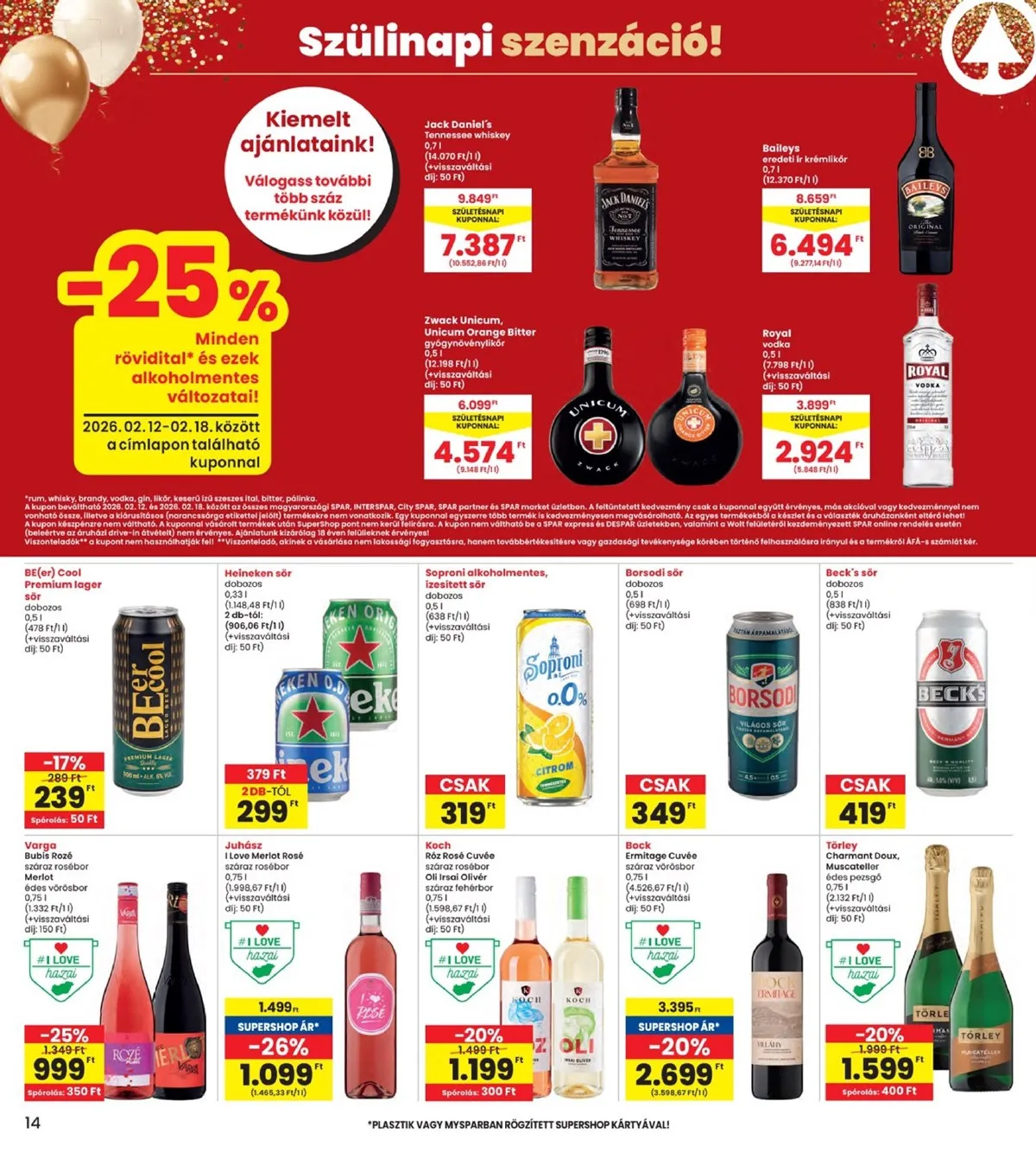 Interspar akciós újság 02.12–02.18 – 14. oldal