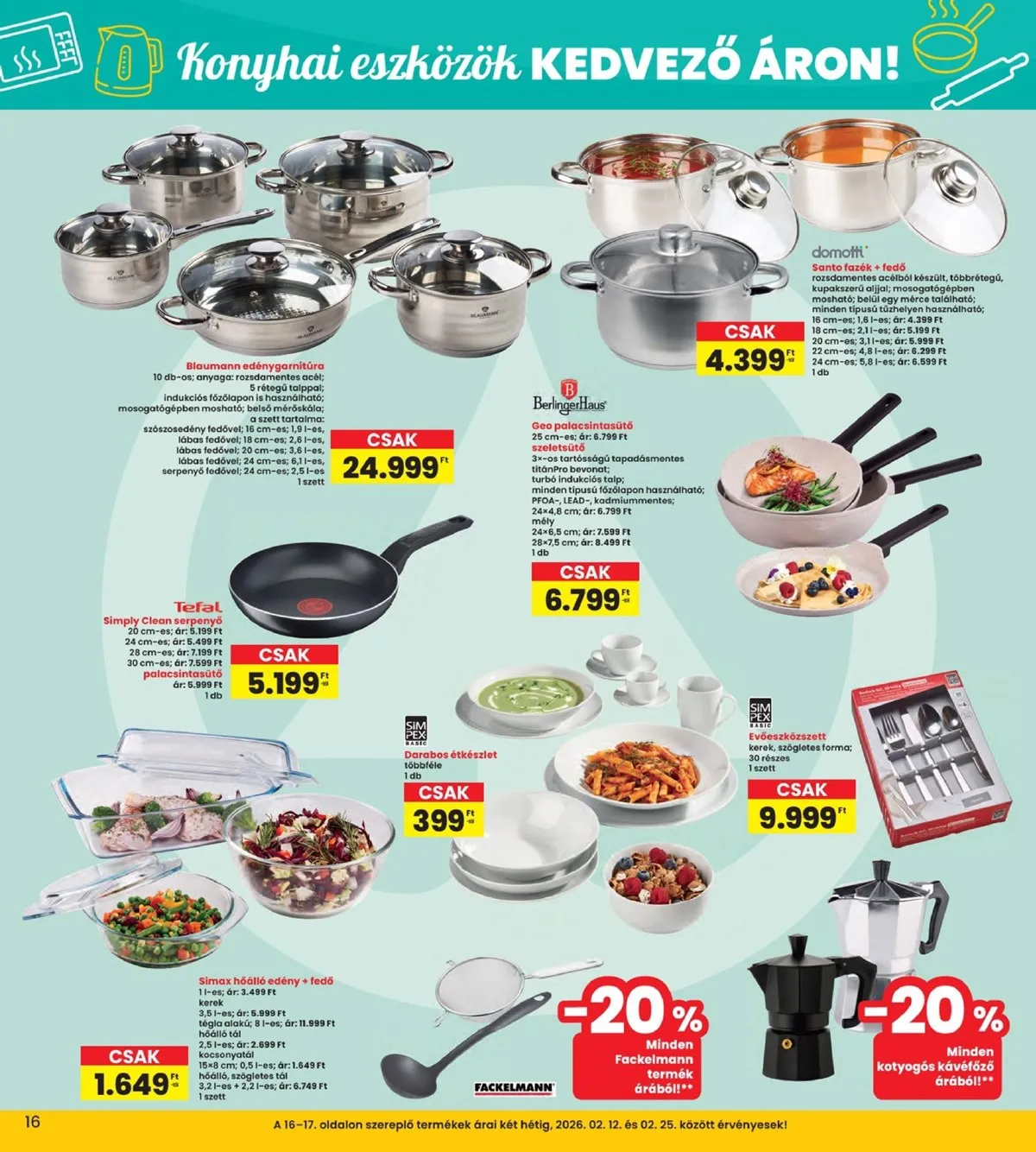 Interspar akciós újság 02.12–02.18 – 16. oldal