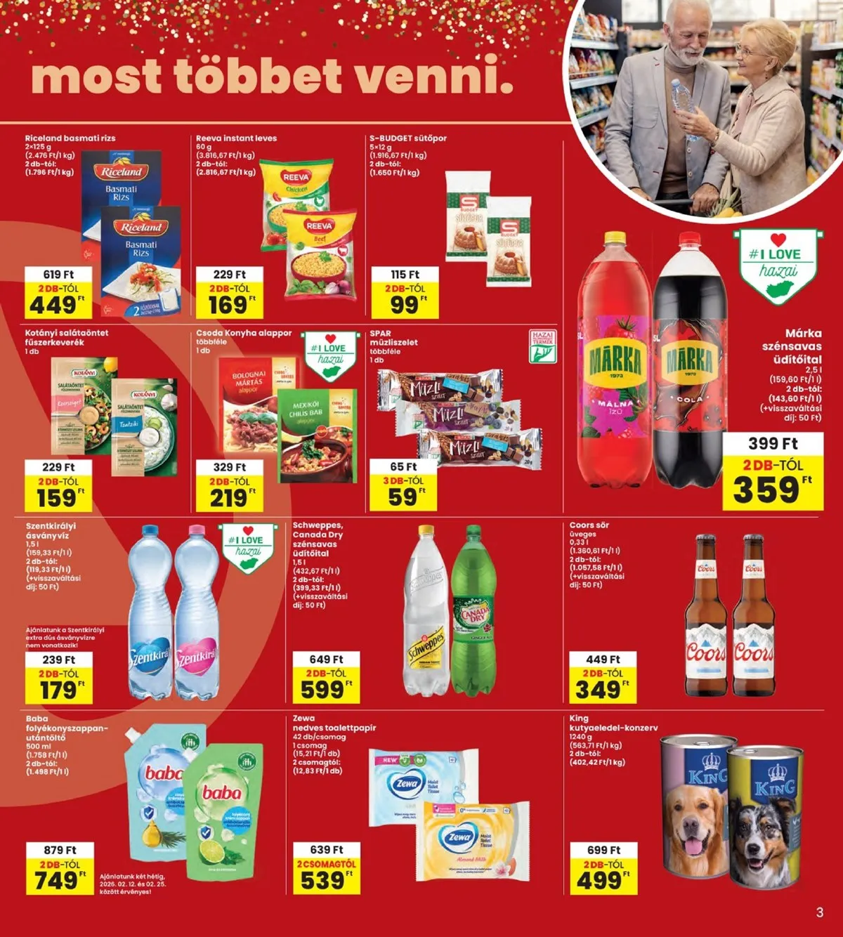 Interspar akciós újság 02.12–02.18 – 3. oldal