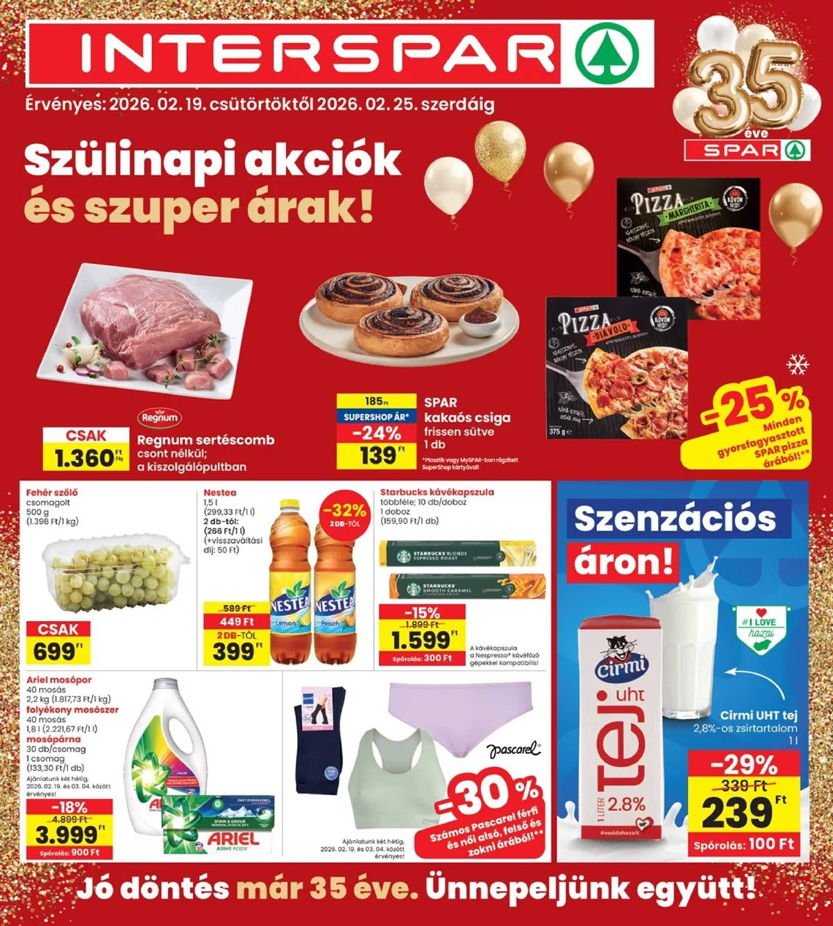 Interspar akciós újság 02.19–02.25