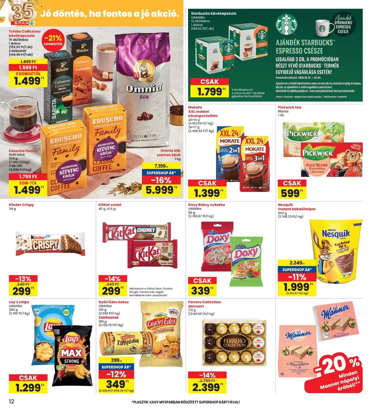 Interspar akciós újság 02.19–02.25 – 12. oldal