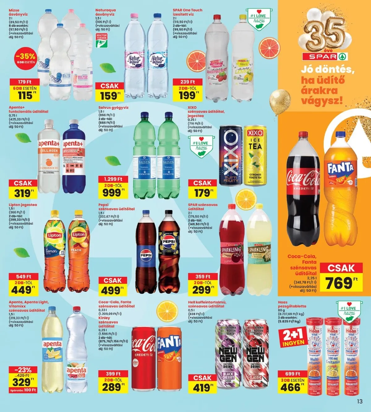 Interspar akciós újság 02.19–02.25 – 13. oldal