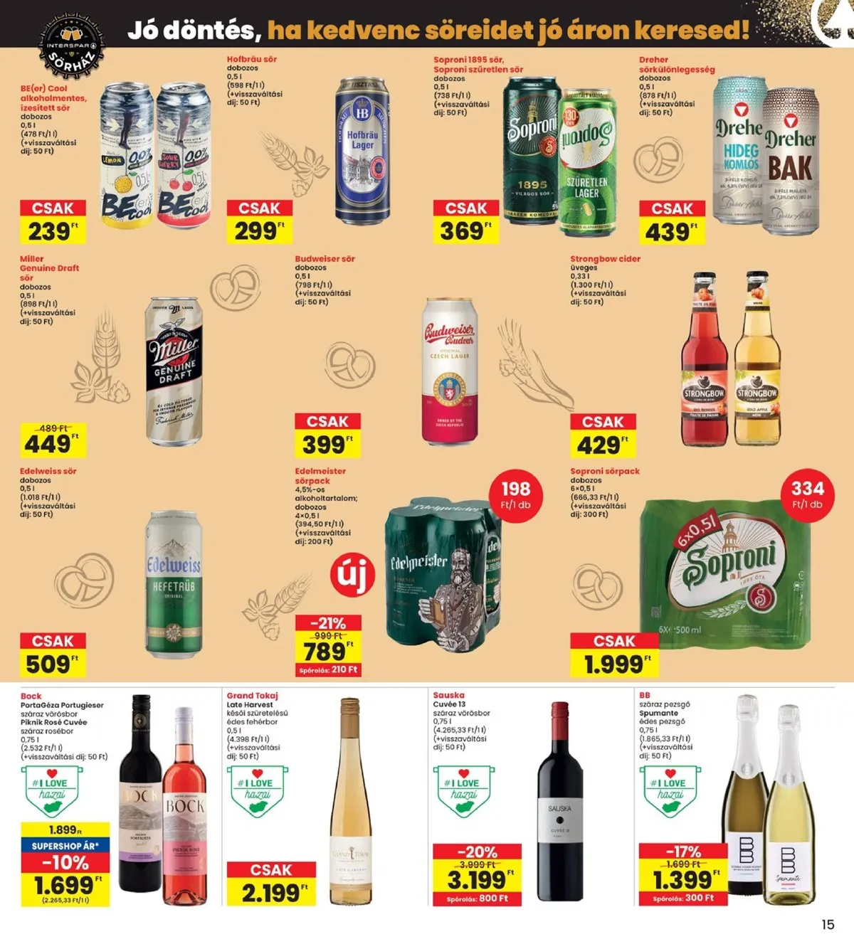 Interspar akciós újság 02.19–02.25 – 15. oldal