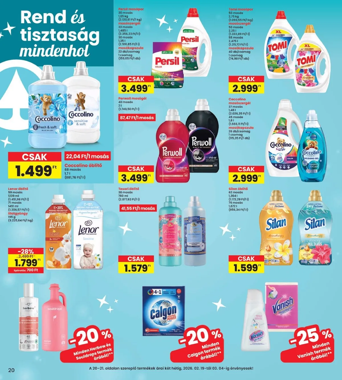 Interspar akciós újság 02.19–02.25 – 20. oldal
