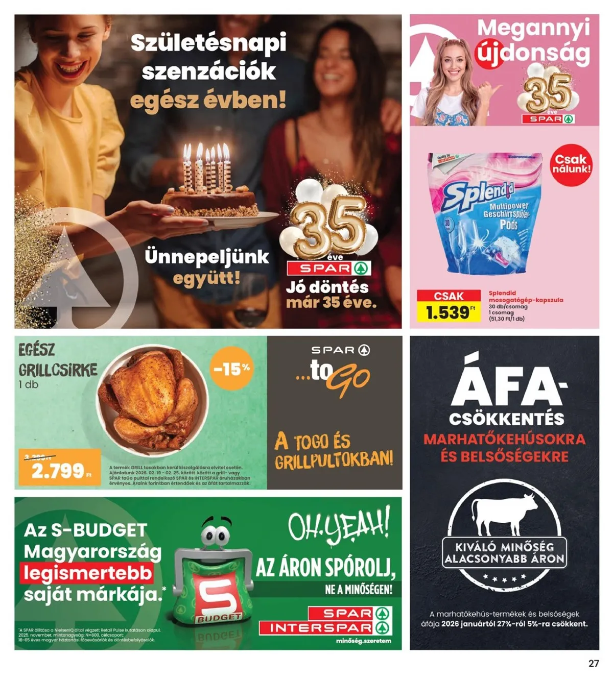 Interspar akciós újság 02.19–02.25 – 27. oldal