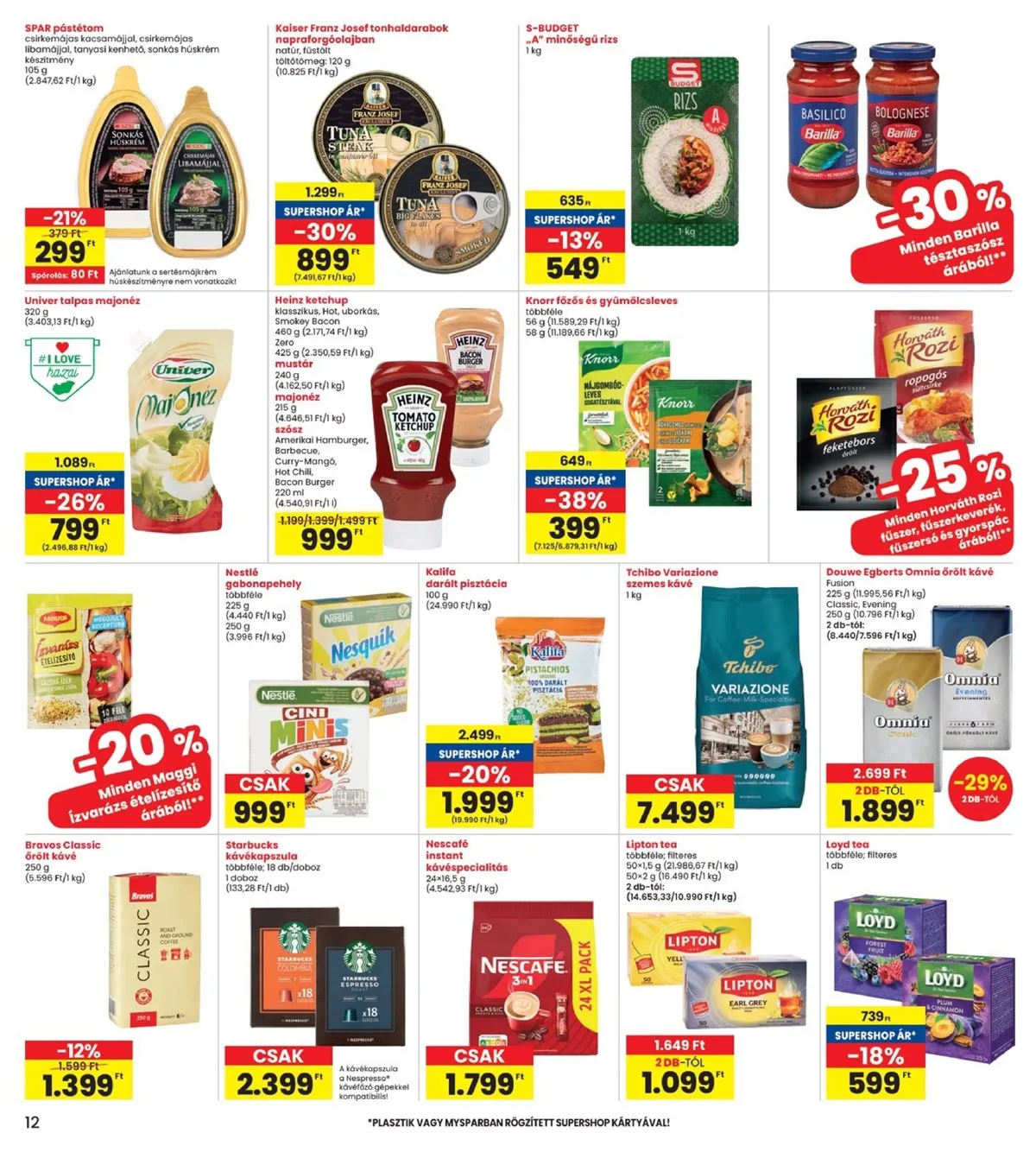 Interspar akciós újság 02.26–03.04 – 12. oldal