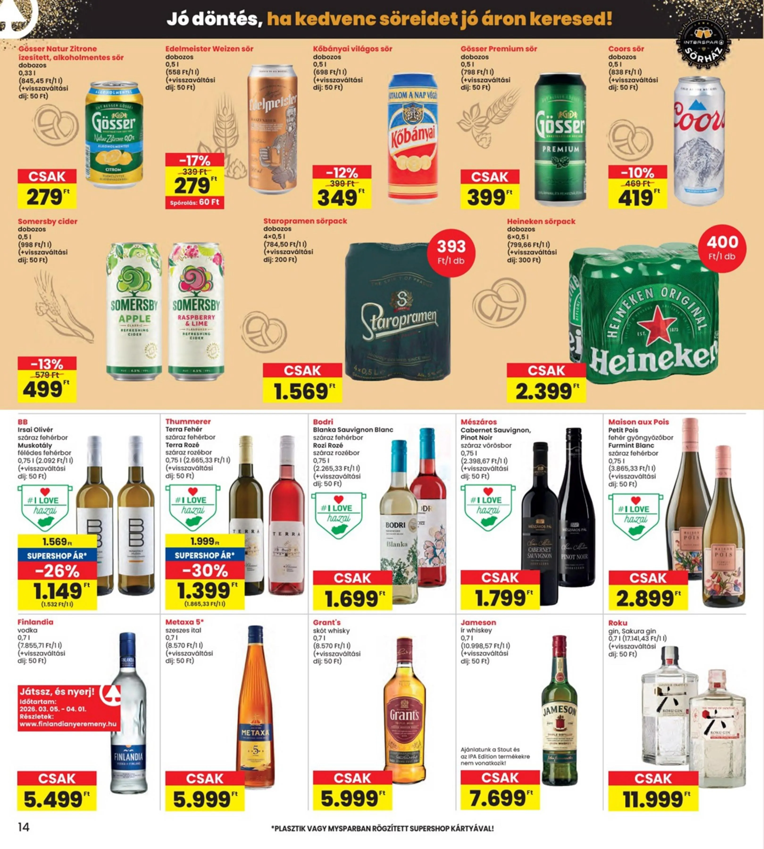 Interspar akciós újság 03.05–03.11 – 14. oldal