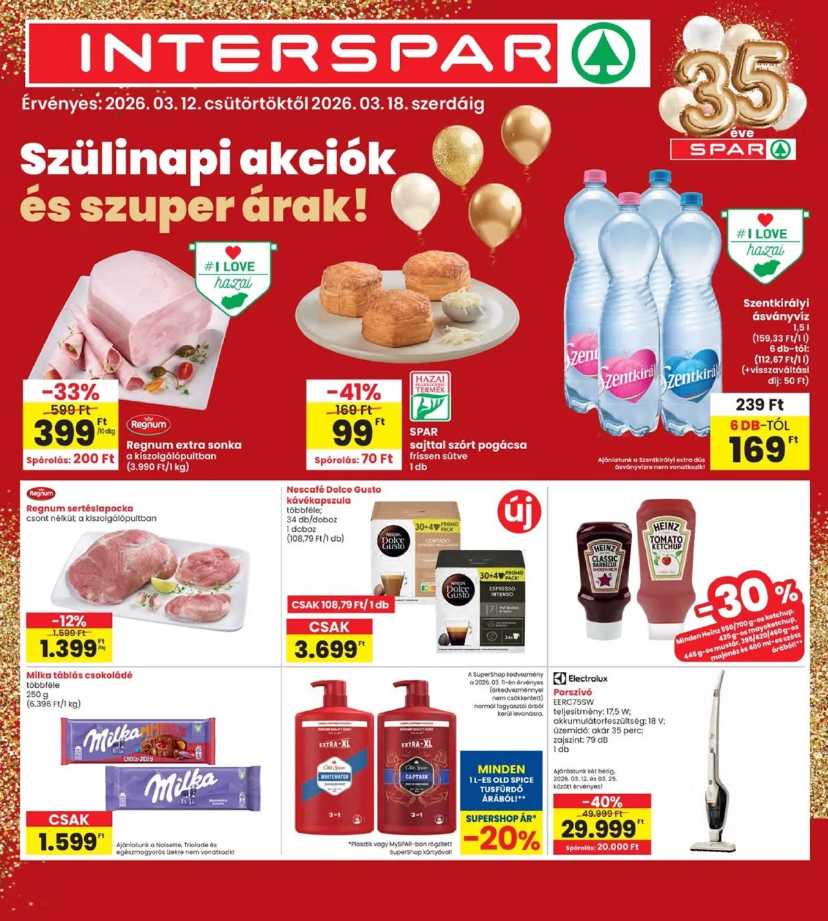 Interspar akciós újság 03.12–03.18