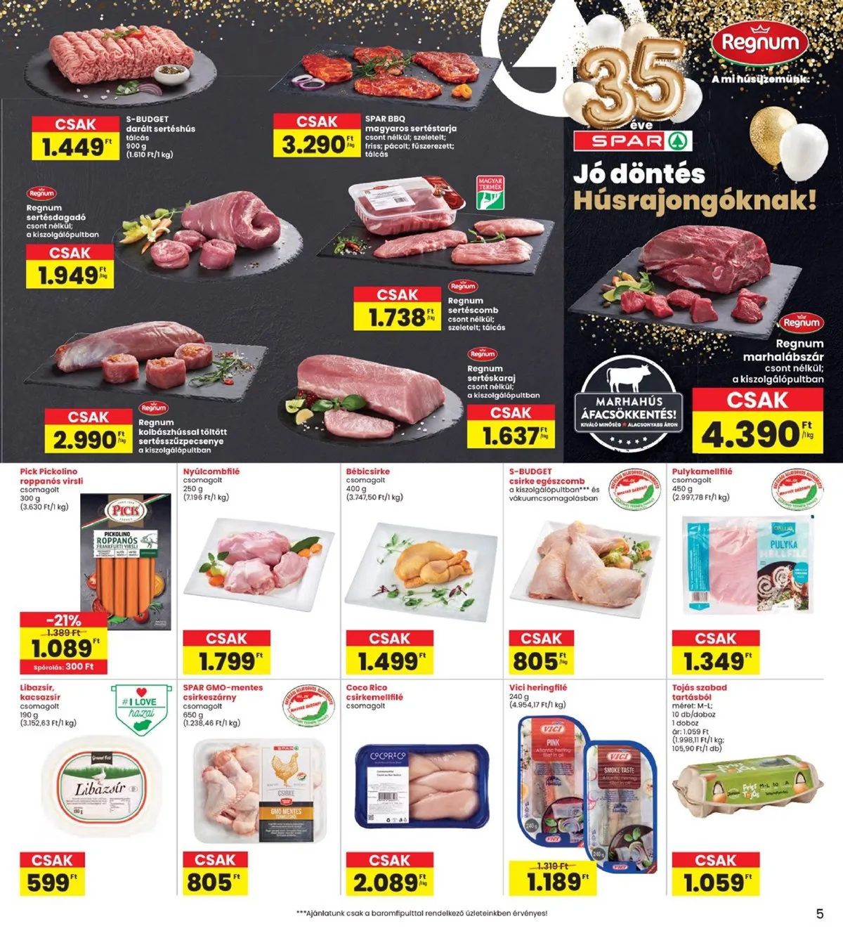 Interspar akciós újság 03.12–03.18 – 5. oldal