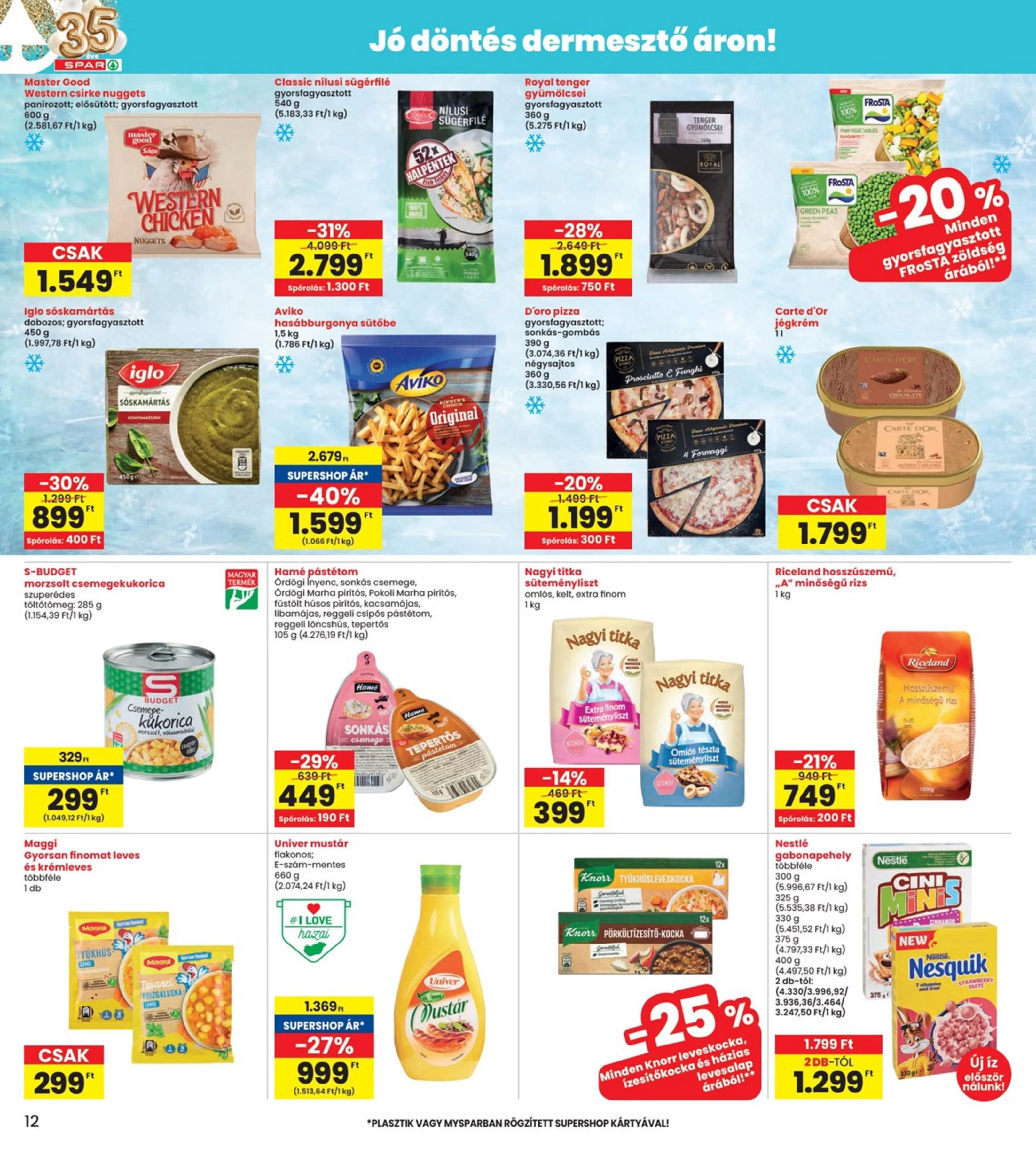 Interspar akciós újság 03.19–03.25 – 12. oldal