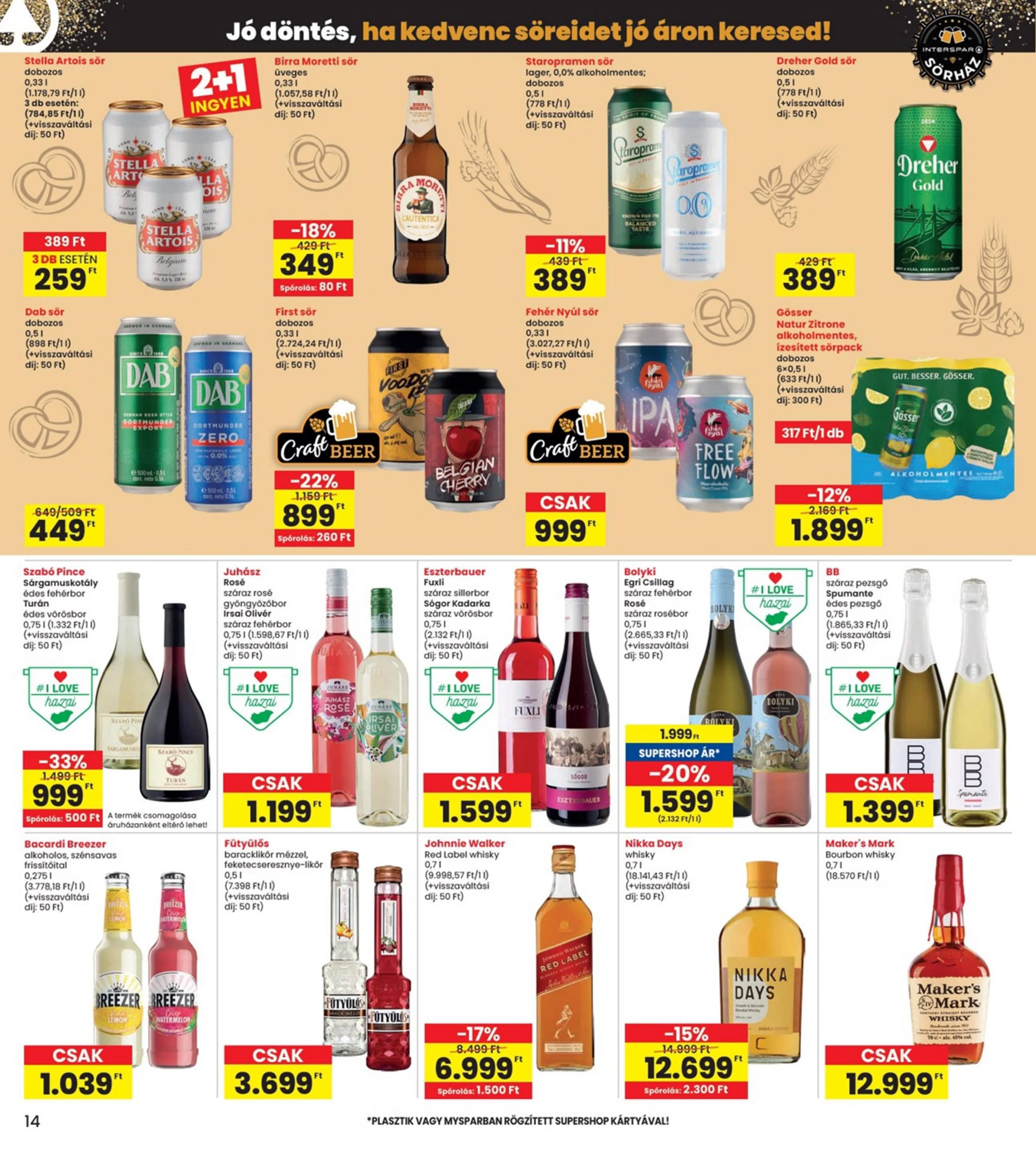 Interspar akciós újság 03.19–03.25 – 14. oldal