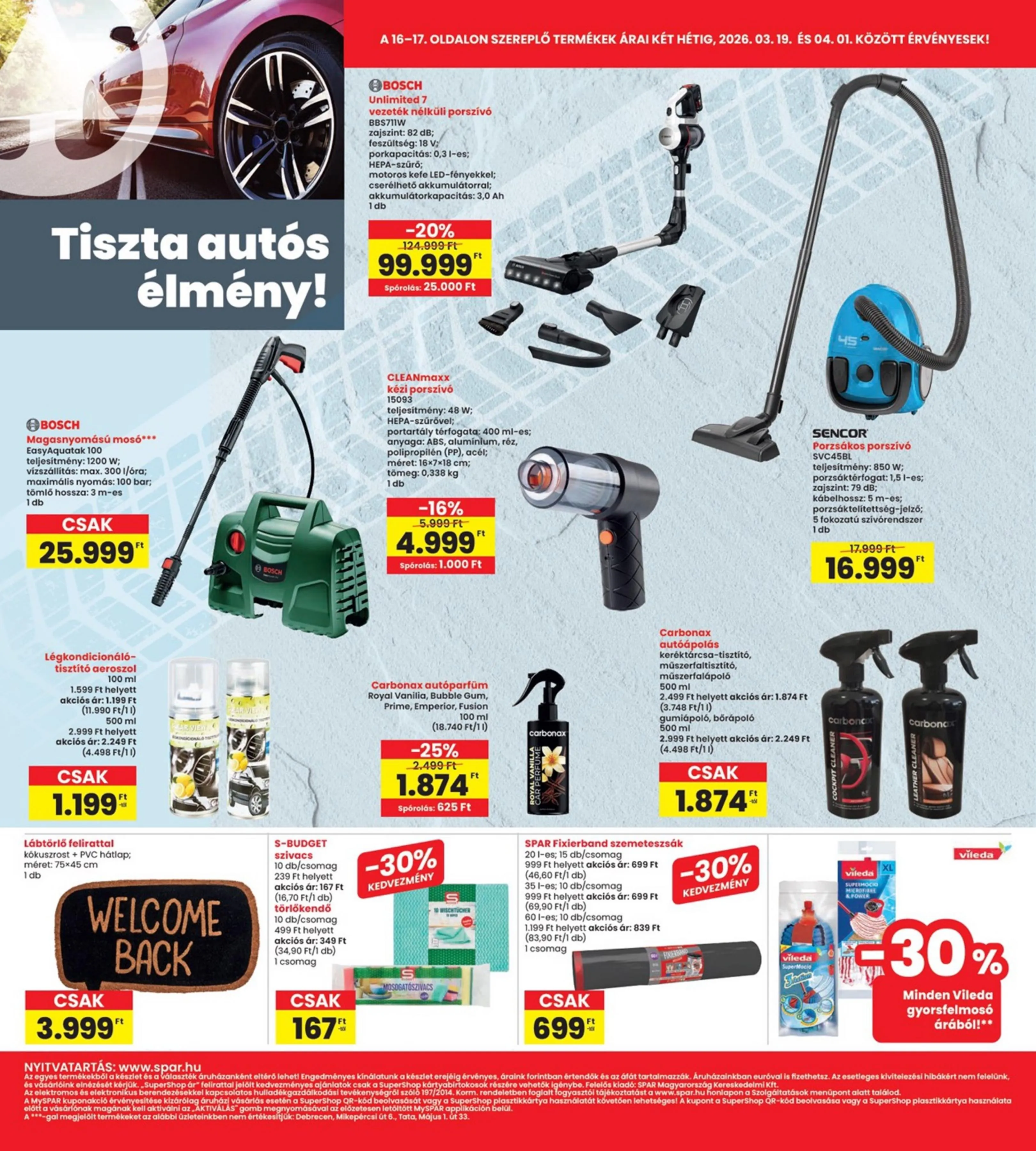 Interspar akciós újság 03.19–03.25 – 16. oldal