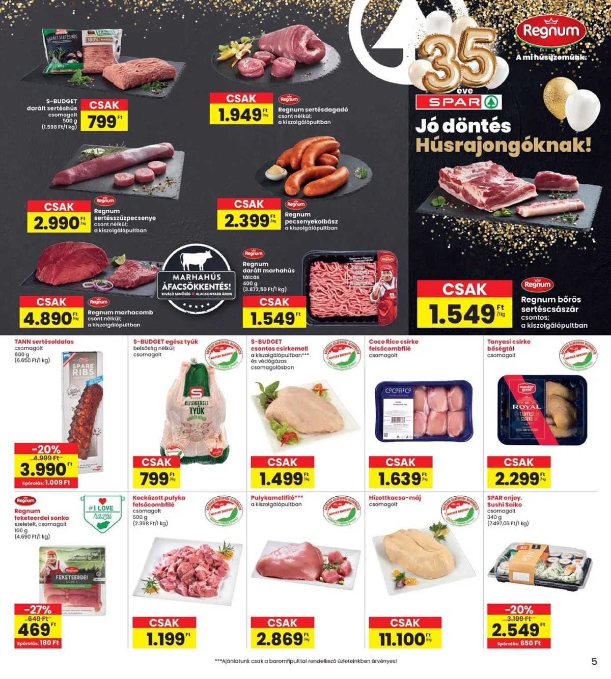 Interspar akciós újság 03.19–03.25 – 5. oldal
