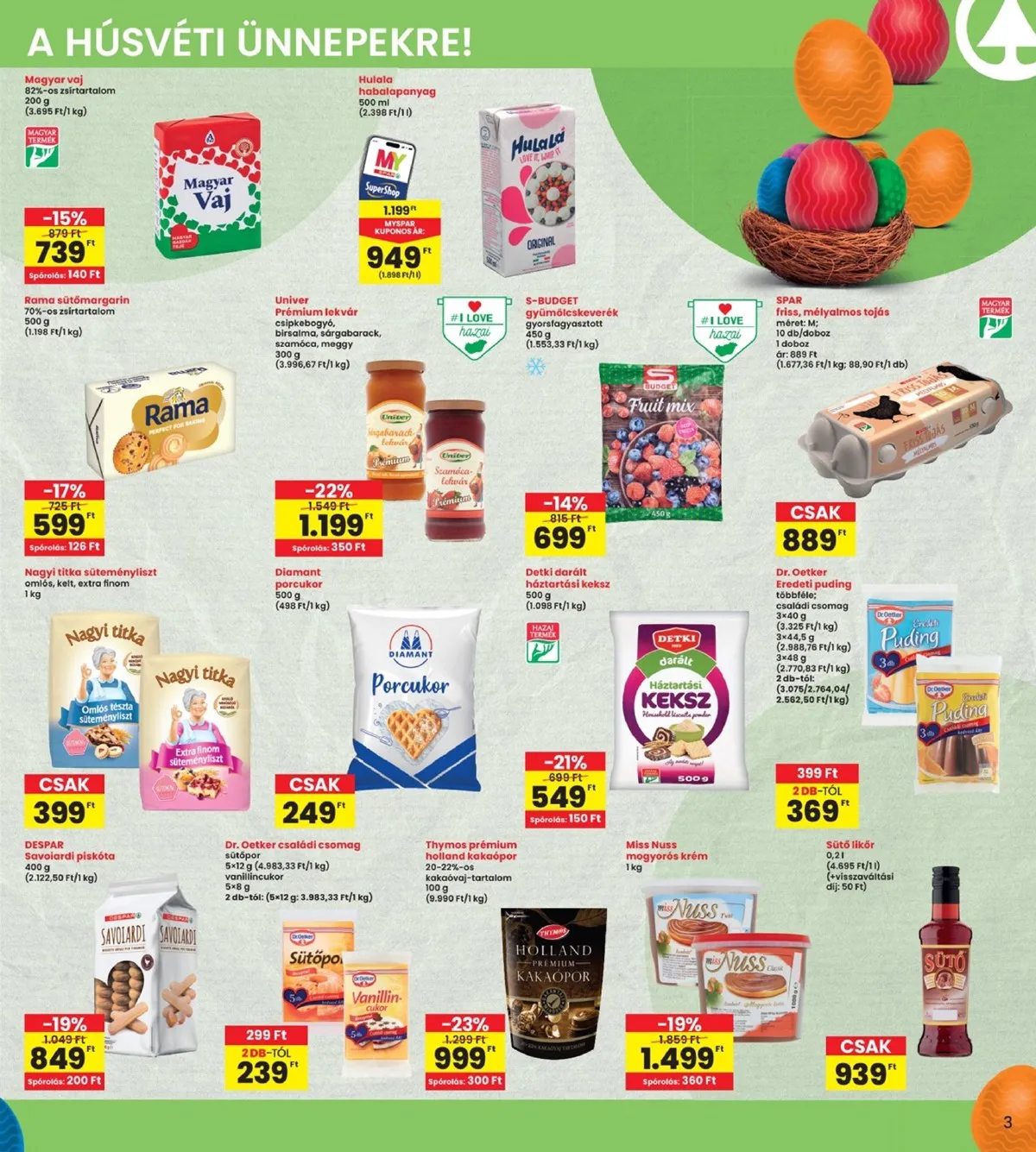 Interspar akciós újság 03.26–04.08 – 3. oldal