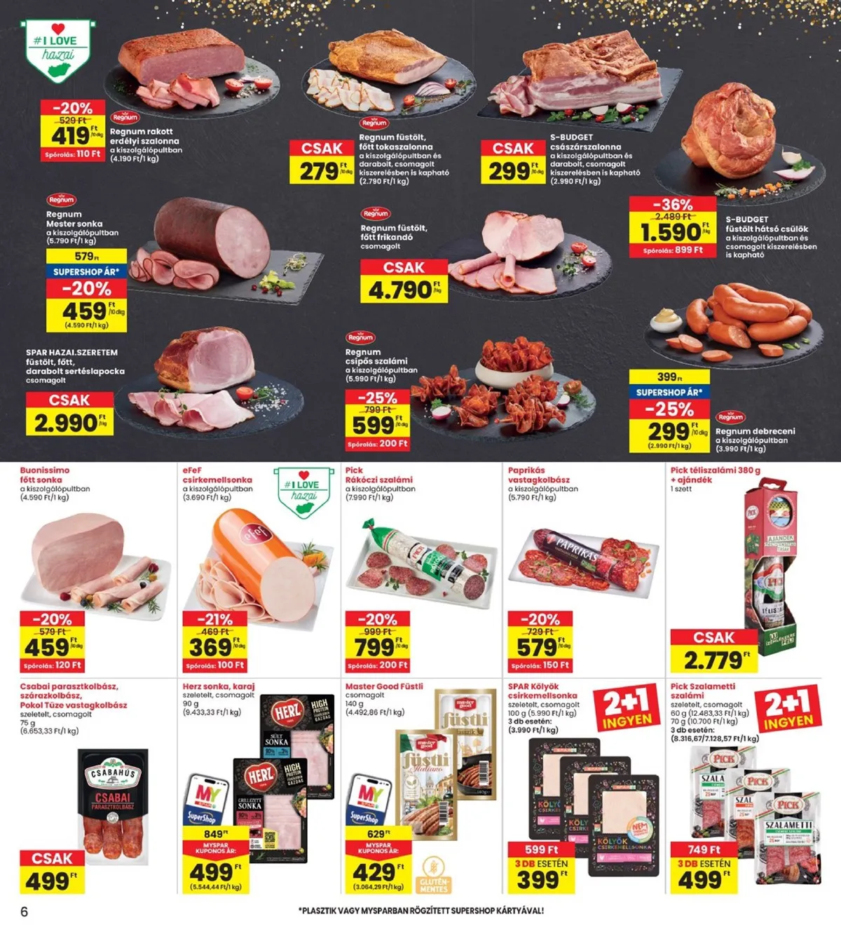 Interspar akciós újság 03.26–04.08 – 6. oldal
