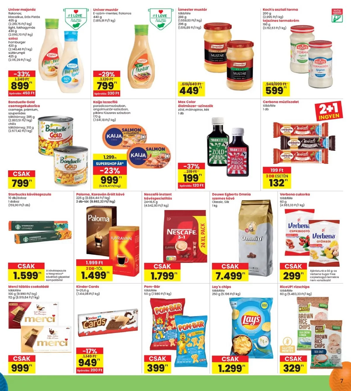 Interspar akciós újság 03.31–04.08 – 7. oldal
