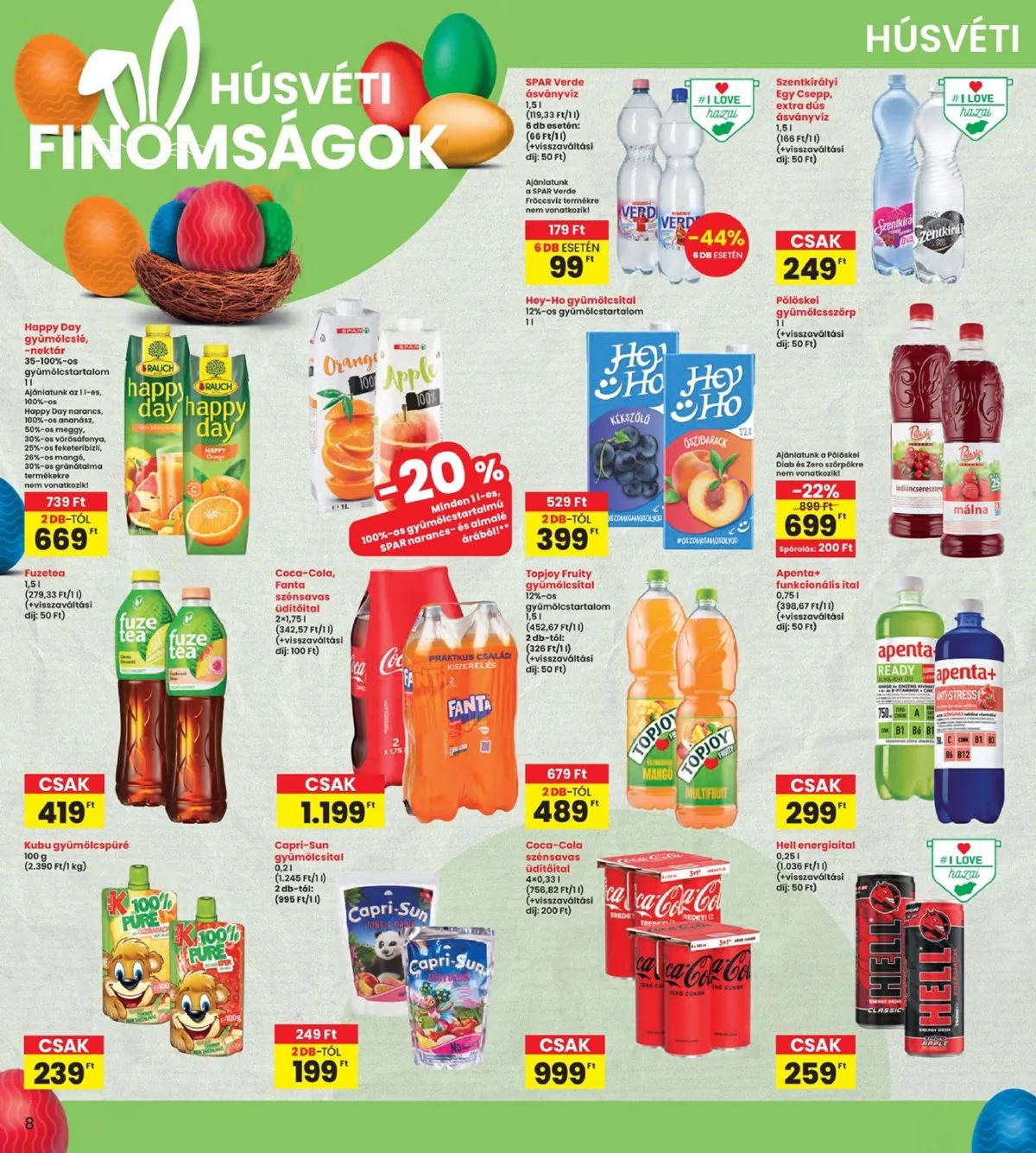 Interspar akciós újság 03.31–04.08 – 8. oldal