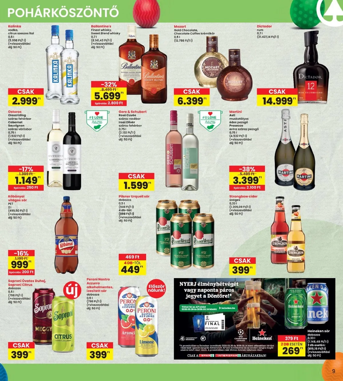 Interspar akciós újság 03.31–04.08 – 9. oldal