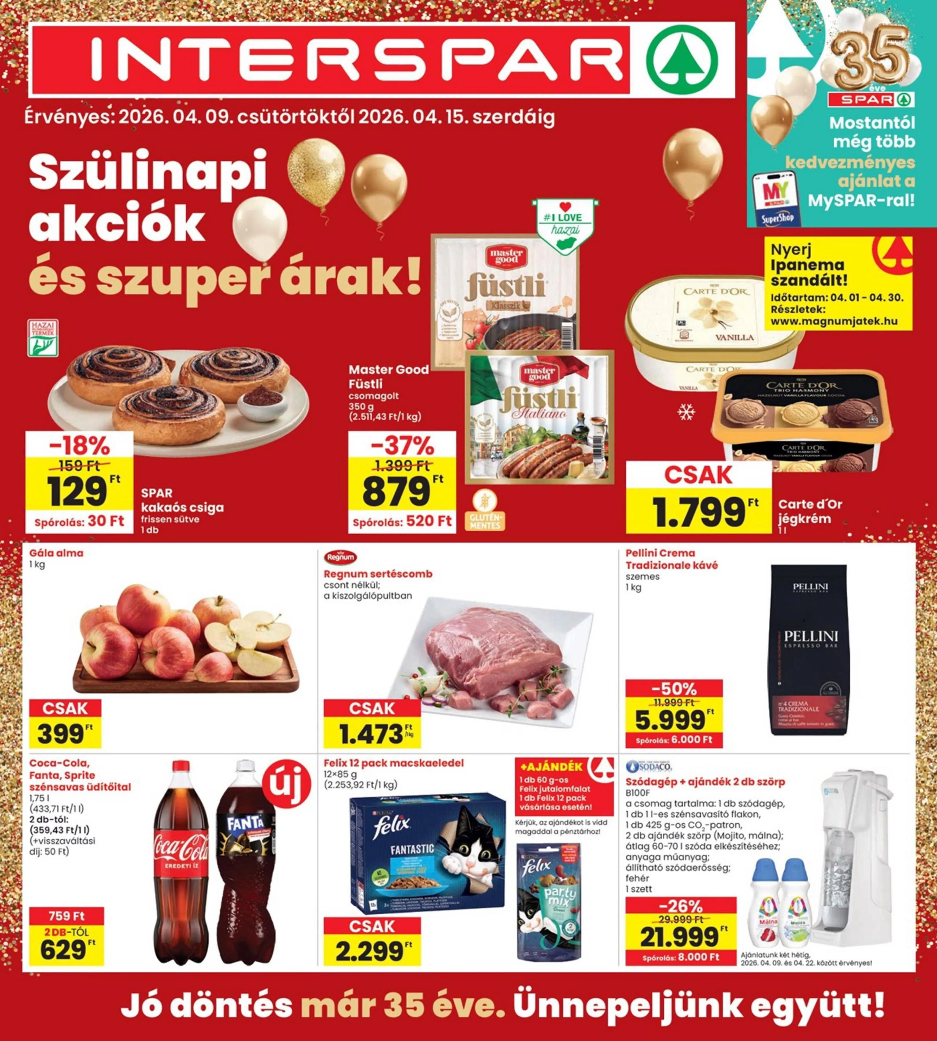 Interspar akciós újság 04.09–04.15
