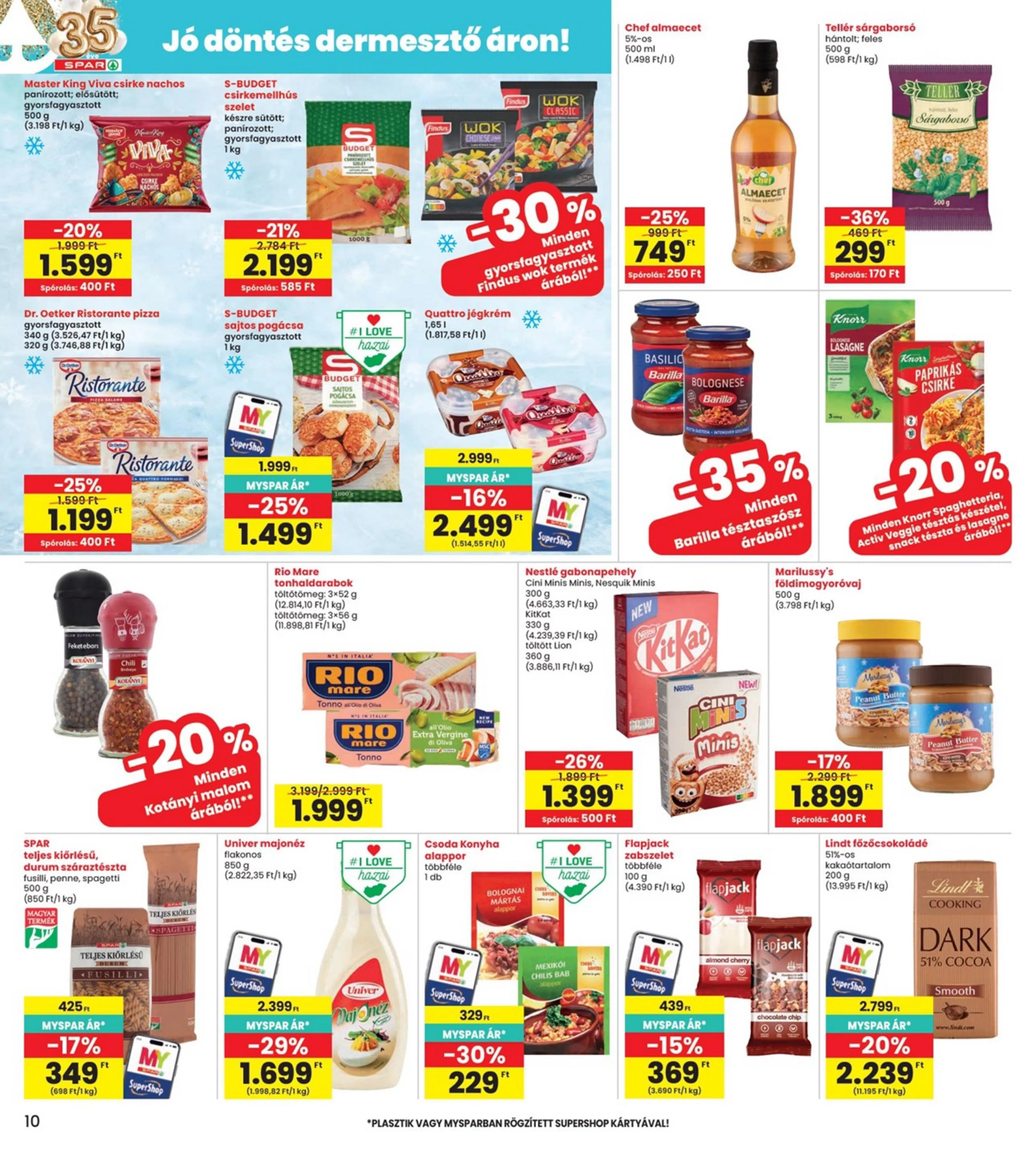 Interspar akciós újság 04.09–04.15 – 10. oldal