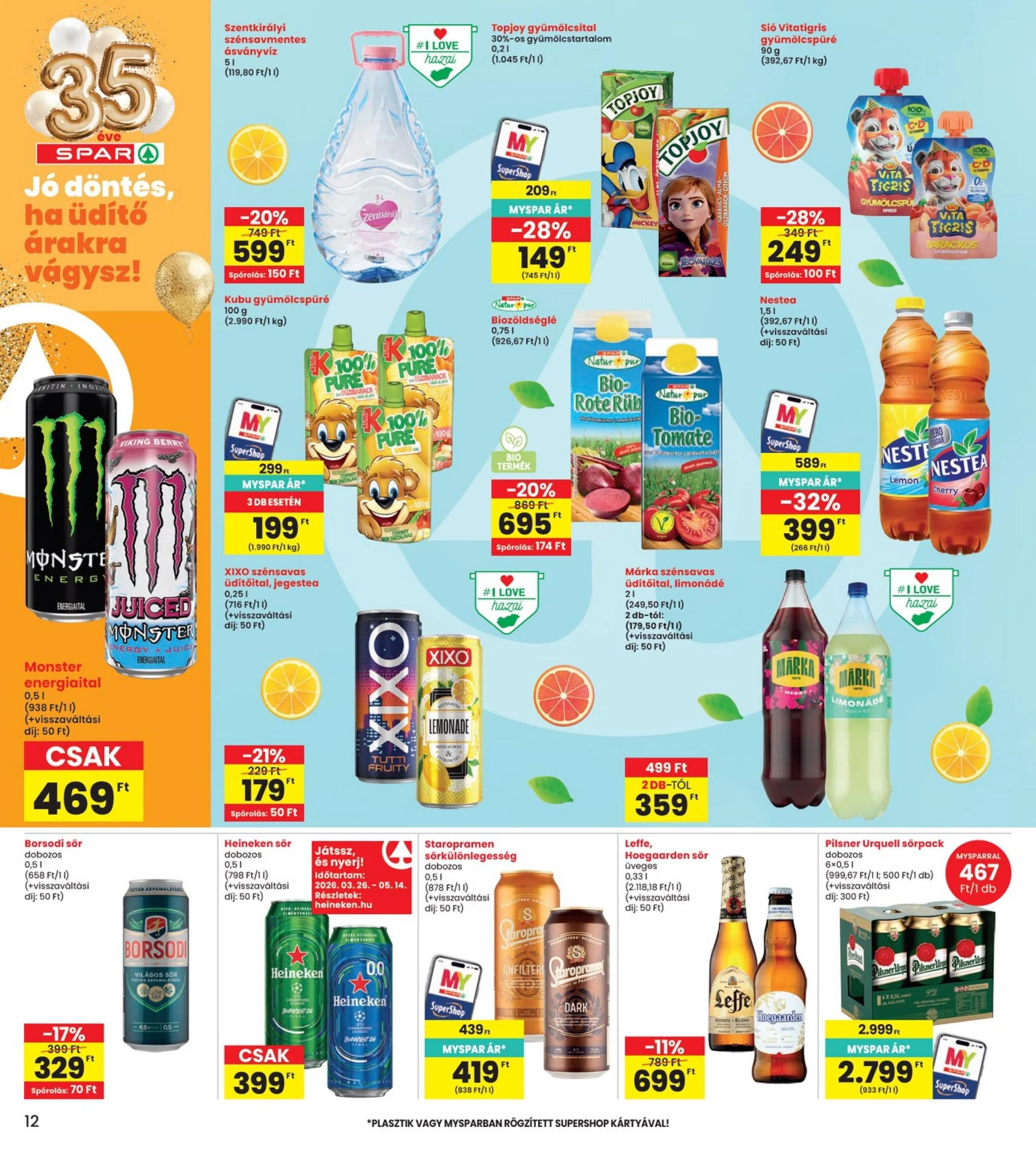 Interspar akciós újság 04.09–04.15 – 12. oldal