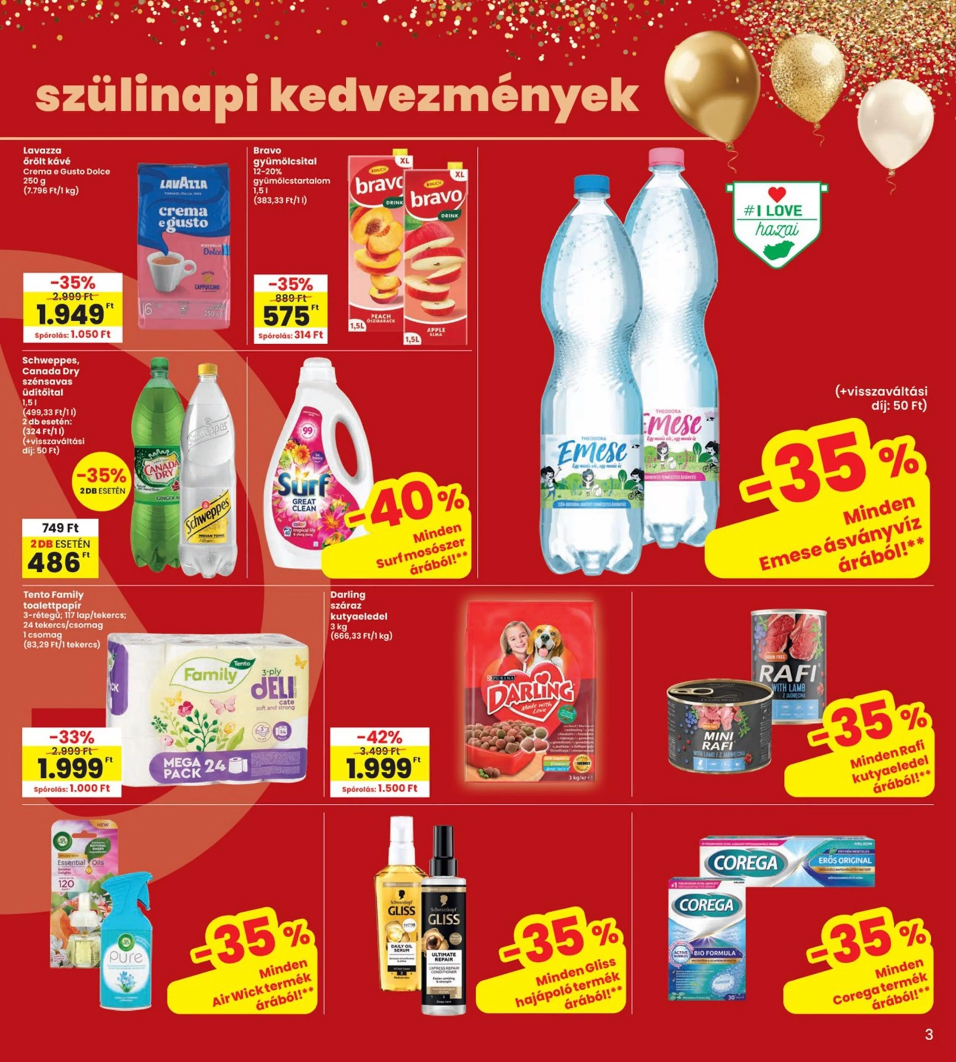 Interspar akciós újság 04.09–04.15 – 3. oldal