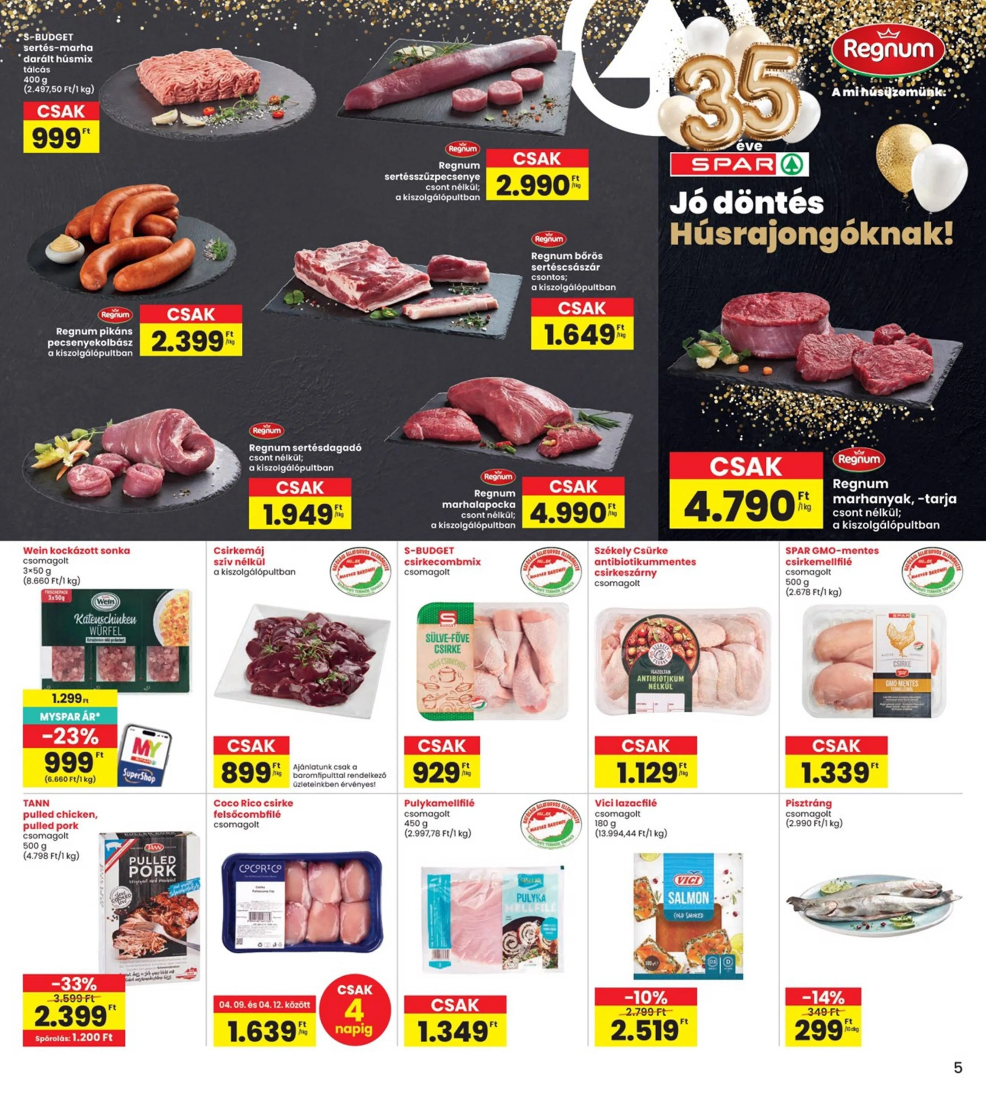 Interspar akciós újság 04.09–04.15 – 5. oldal