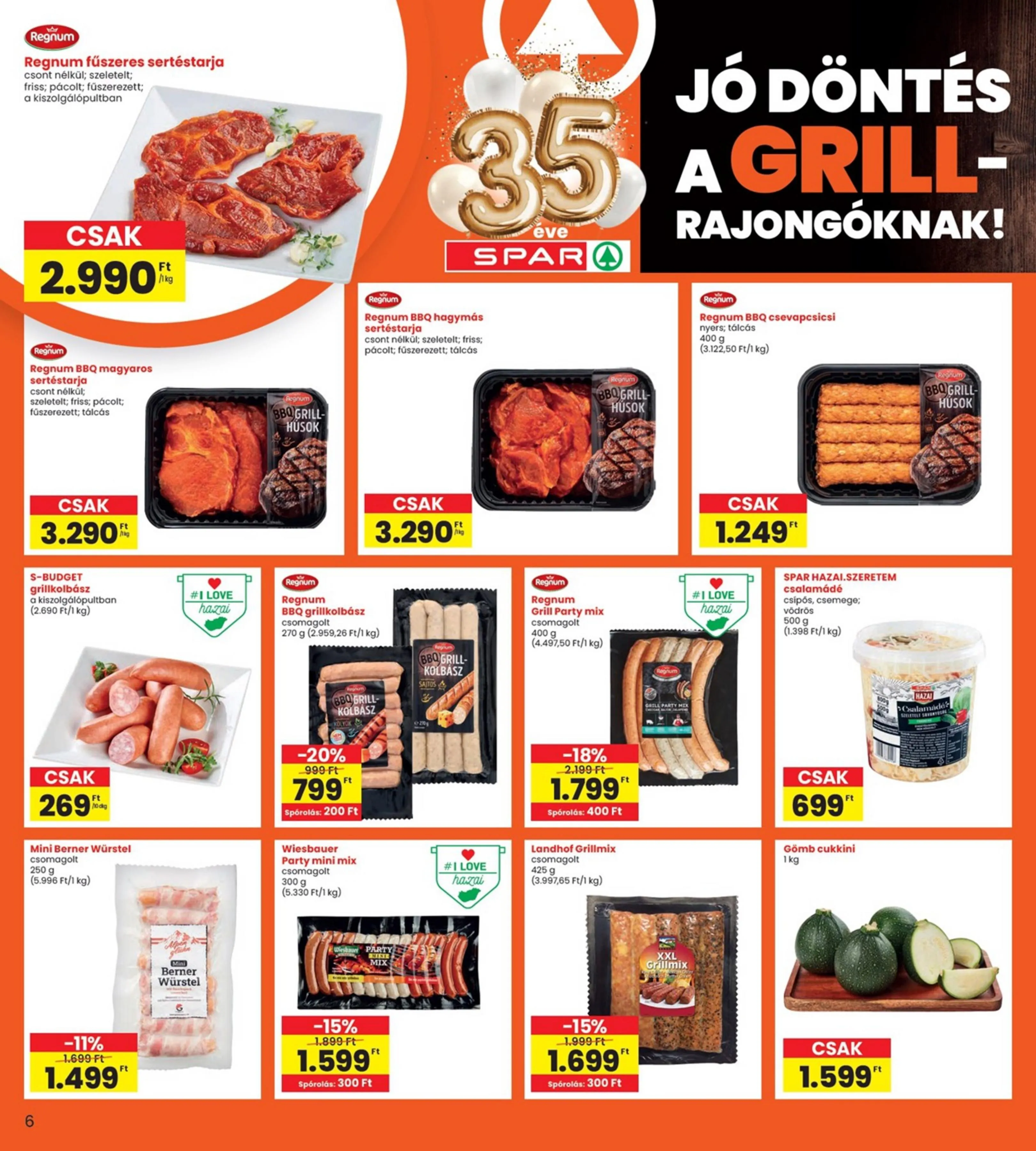 Interspar akciós újság 04.09–04.15 – 6. oldal