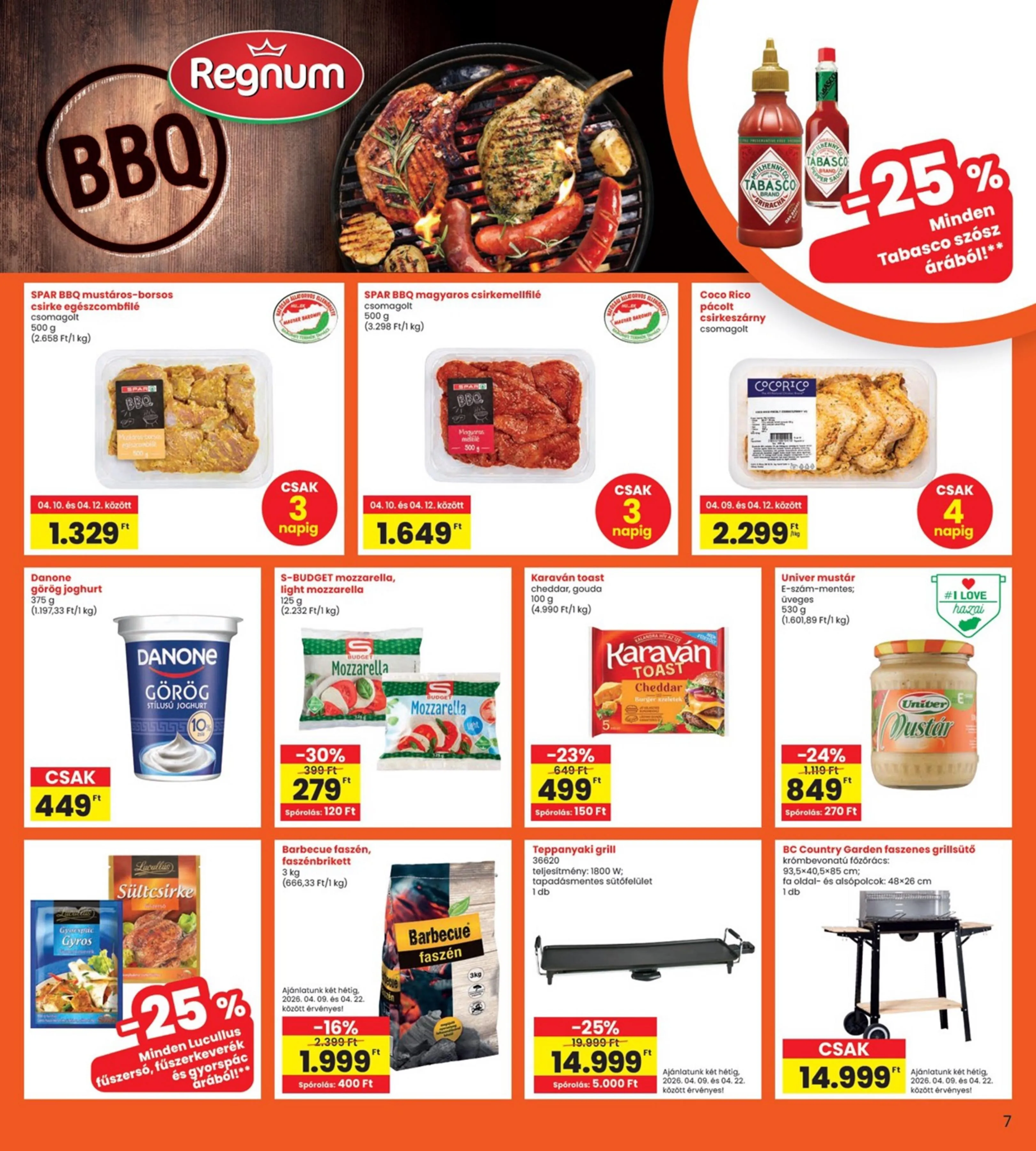 Interspar akciós újság 04.09–04.15 – 7. oldal