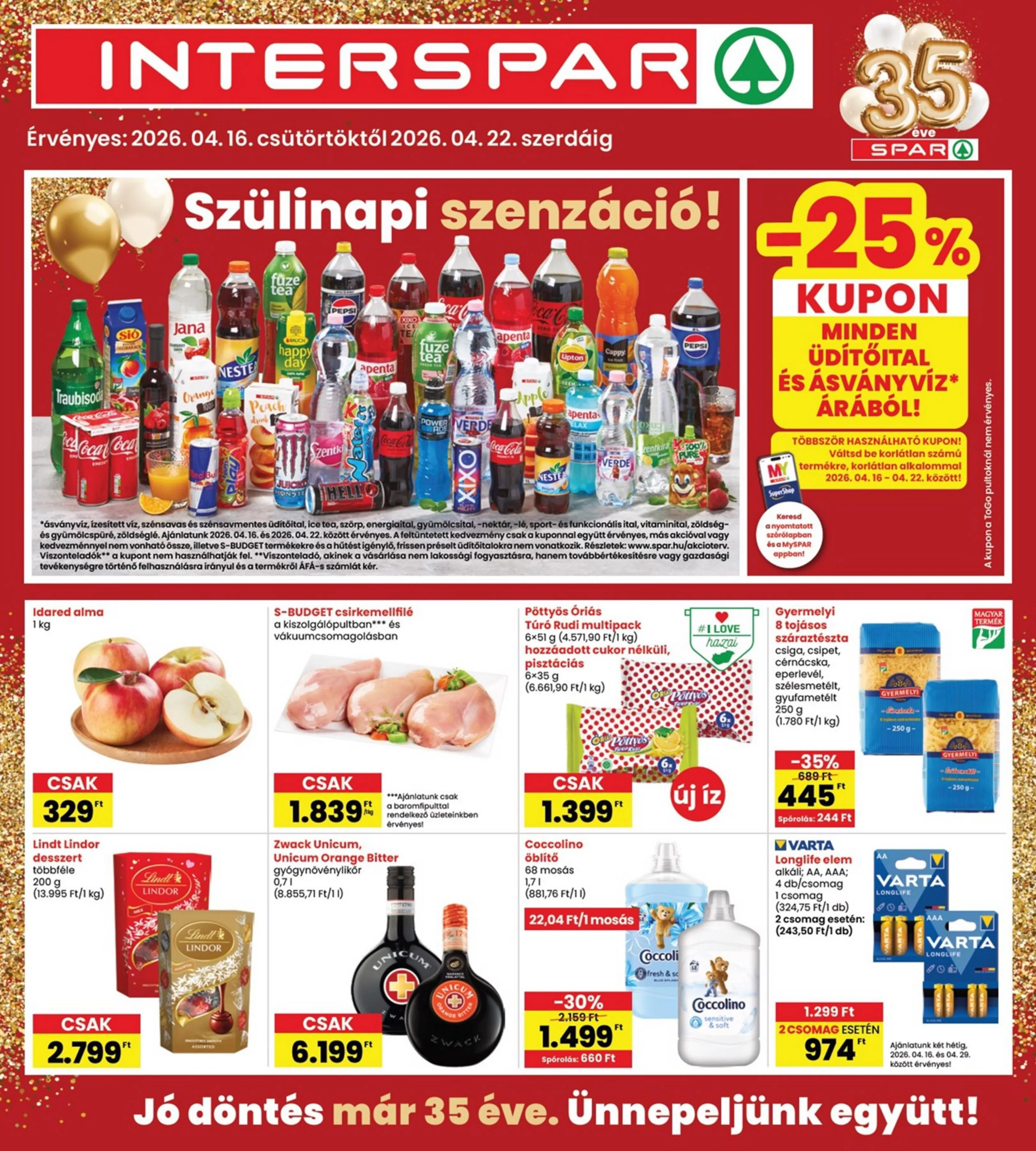 Interspar akciós újság 04.16–04.22