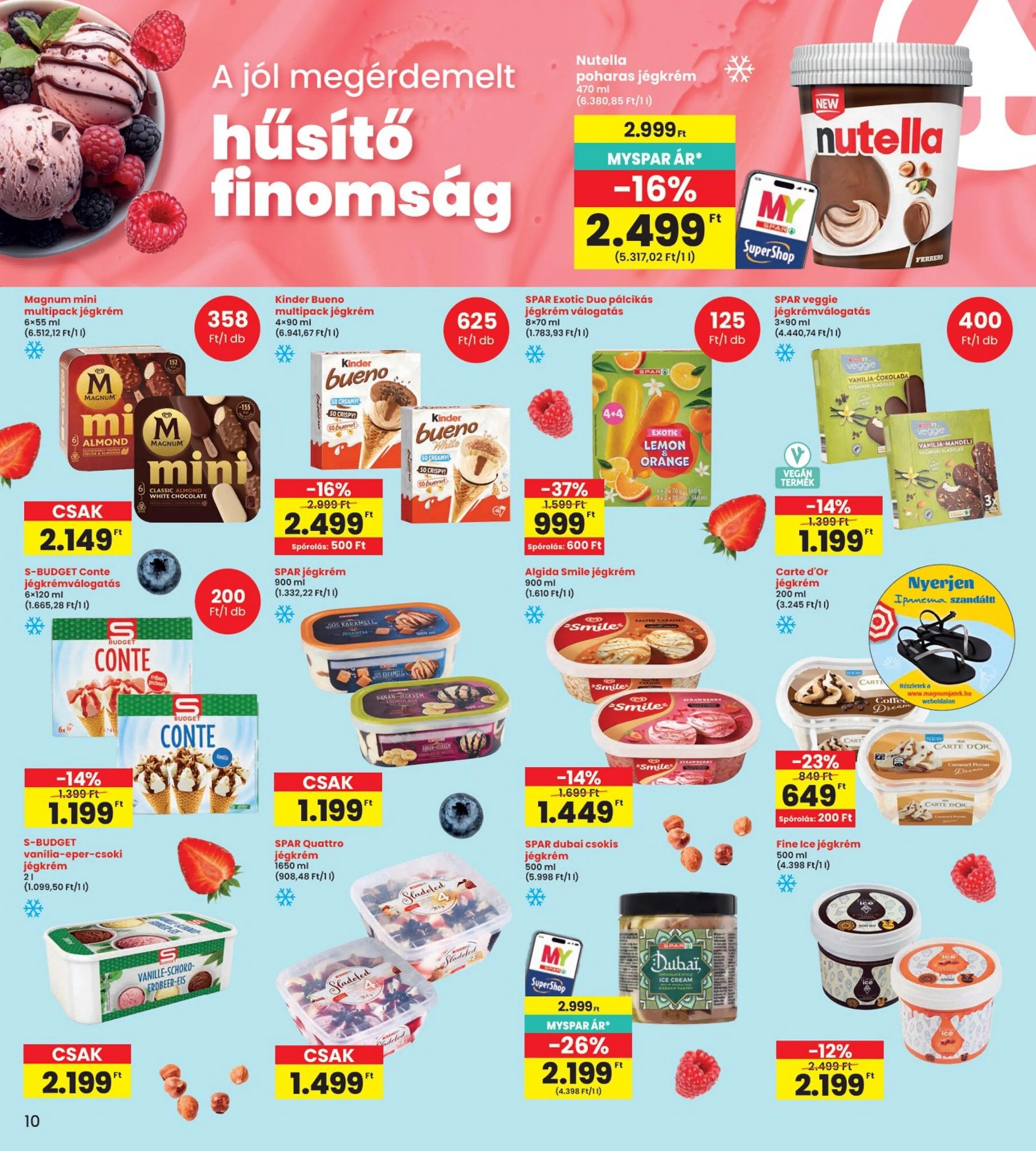 Interspar akciós újság 04.16–04.22 – 10. oldal