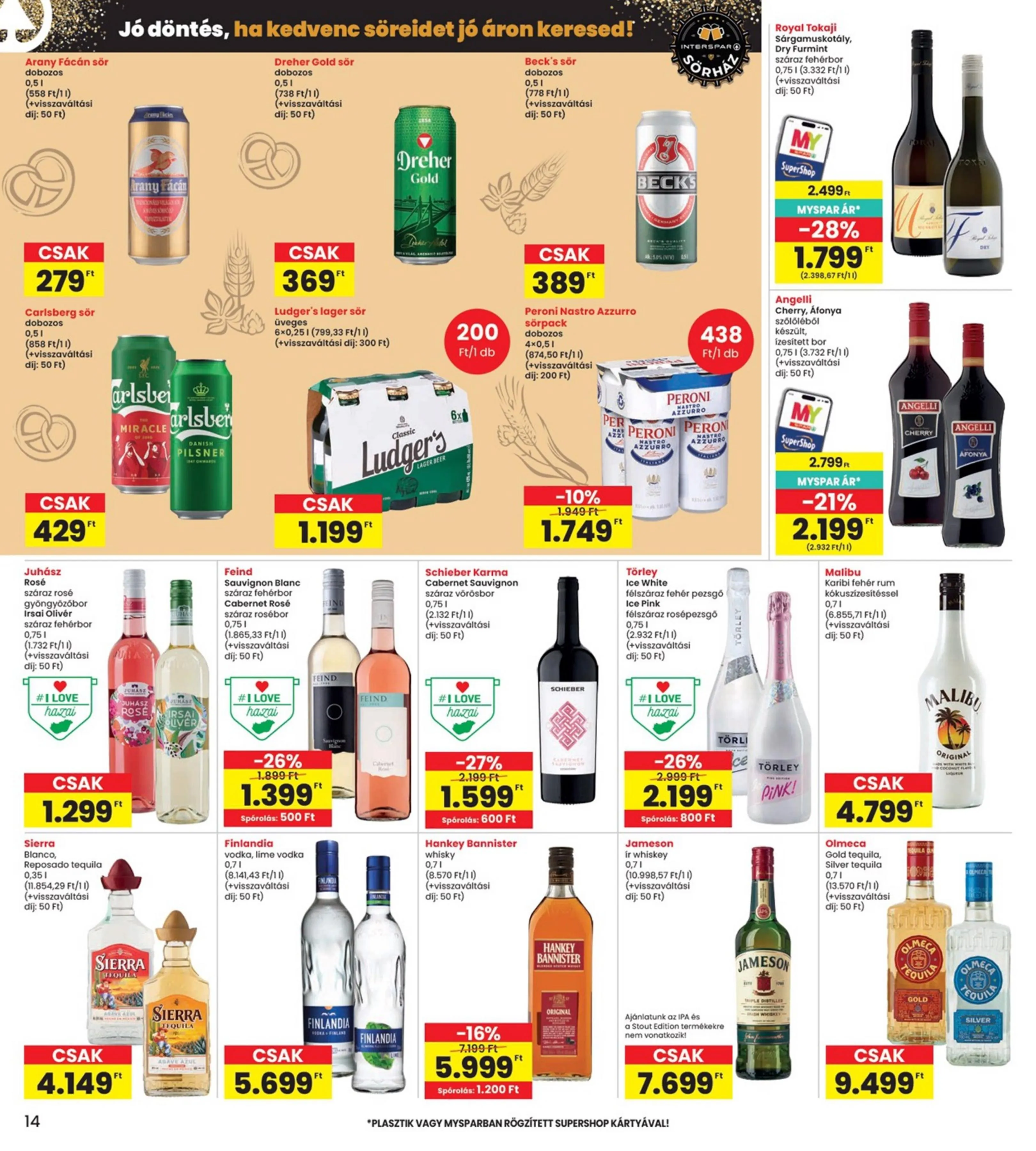 Interspar akciós újság 04.16–04.22 – 14. oldal
