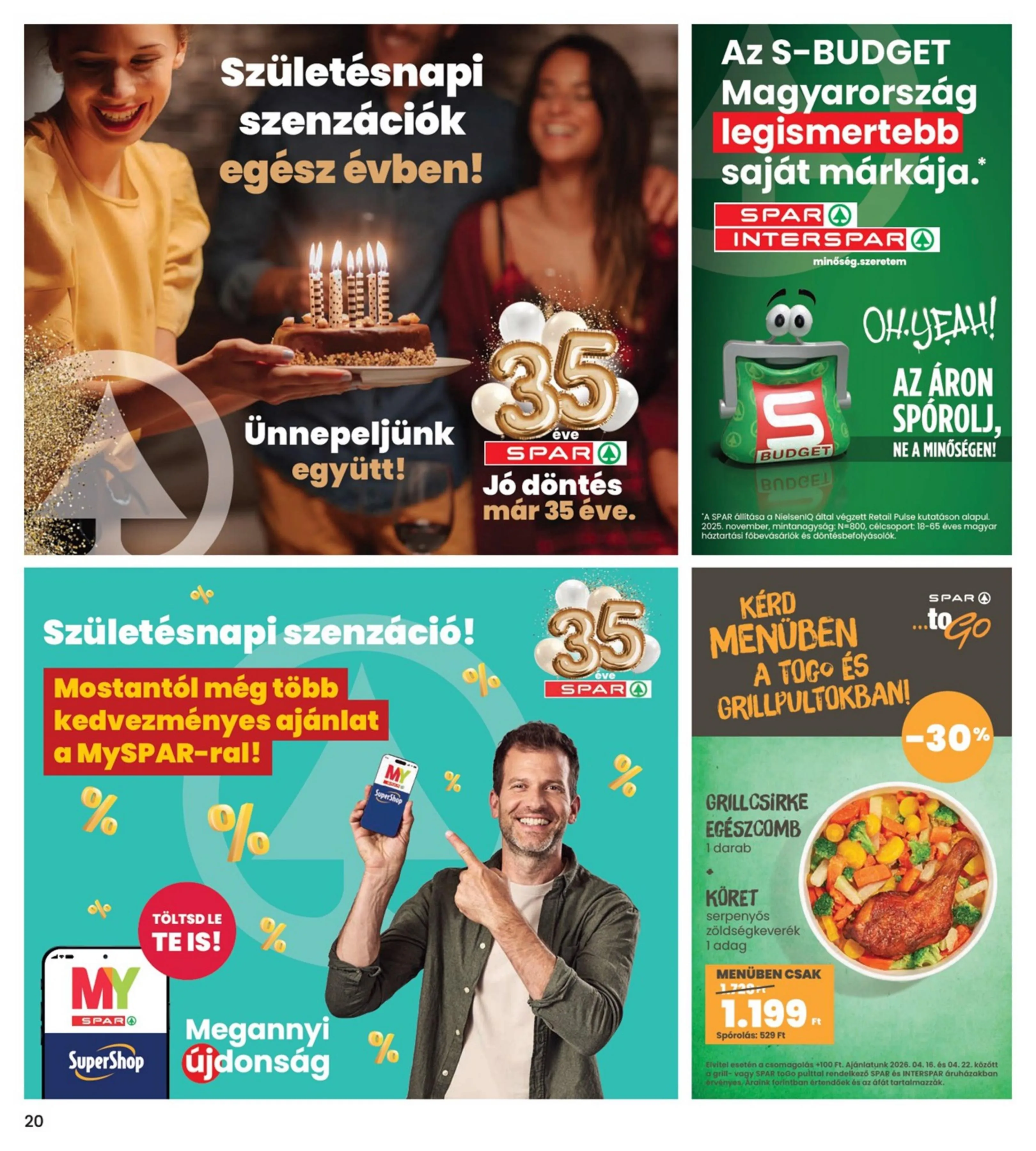 Interspar akciós újság 04.16–04.22 – 20. oldal