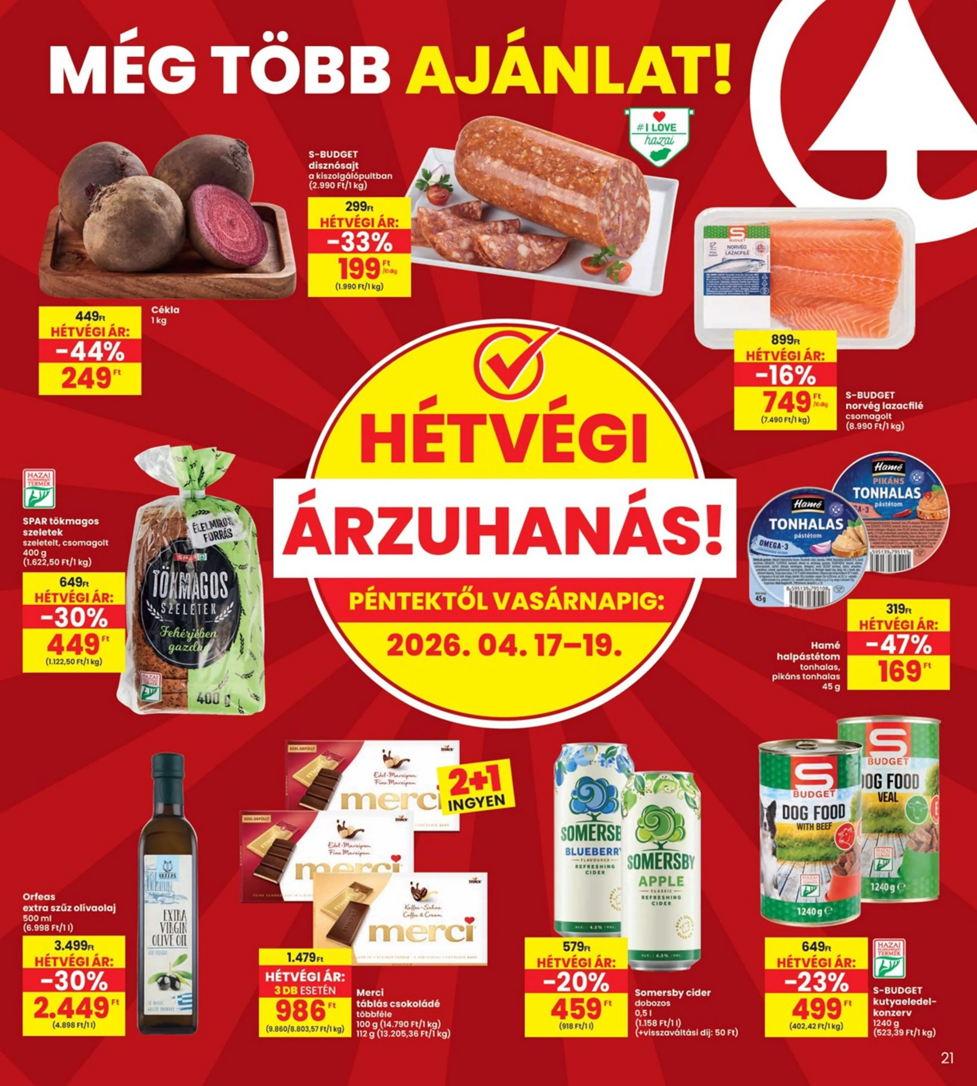 Interspar akciós újság 04.16–04.22 – 21. oldal