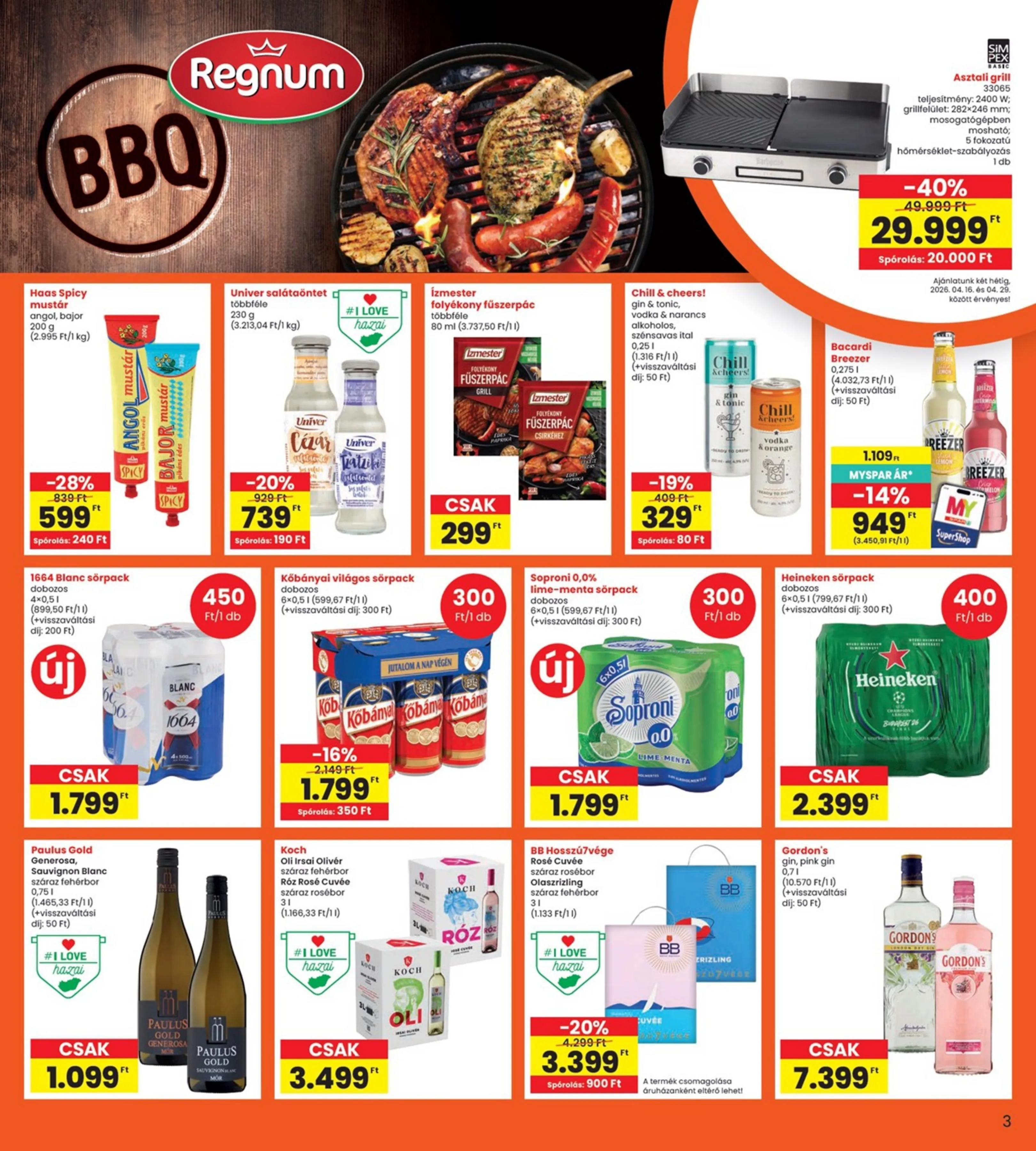 Interspar akciós újság 04.16–04.22 – 3. oldal
